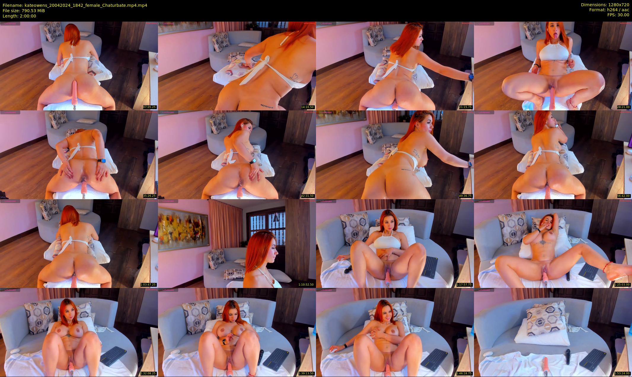 kateowens — 120 minute Chaturbate female cam show recording, 720p, Apr 20, 2024