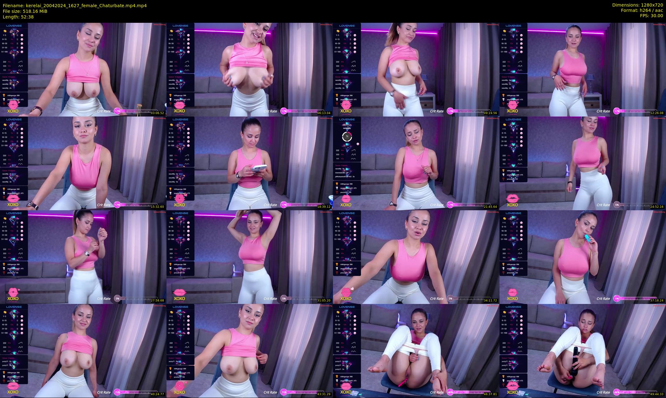 kerelai — 53 minute Chaturbate female cam show recording, 720p, Apr 20, 2024