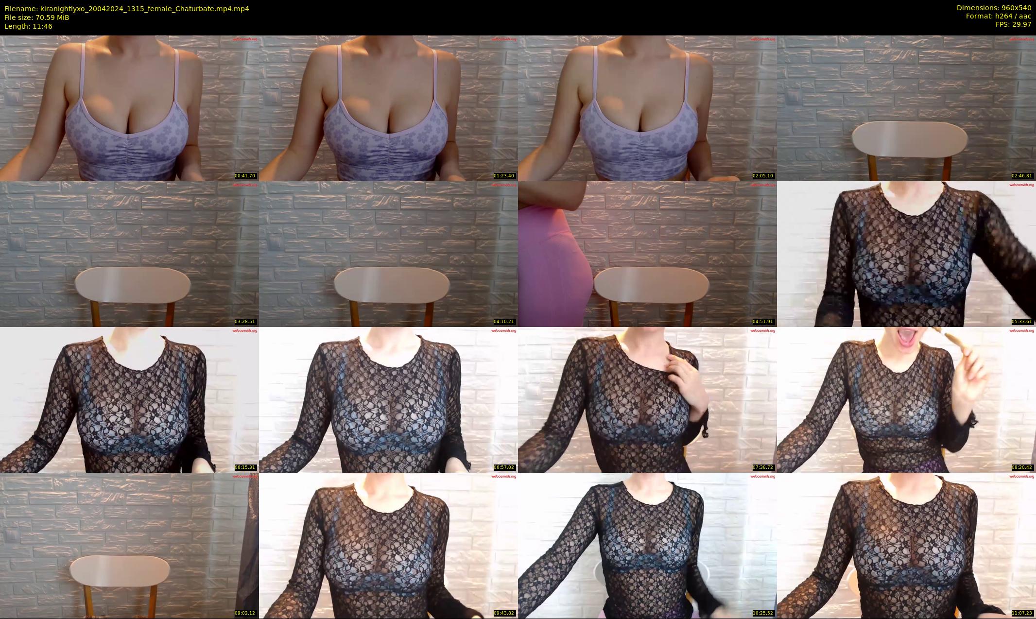 kiranightlyxo — 12 minute Chaturbate female cam show recording, 480p, Apr 20, 2024