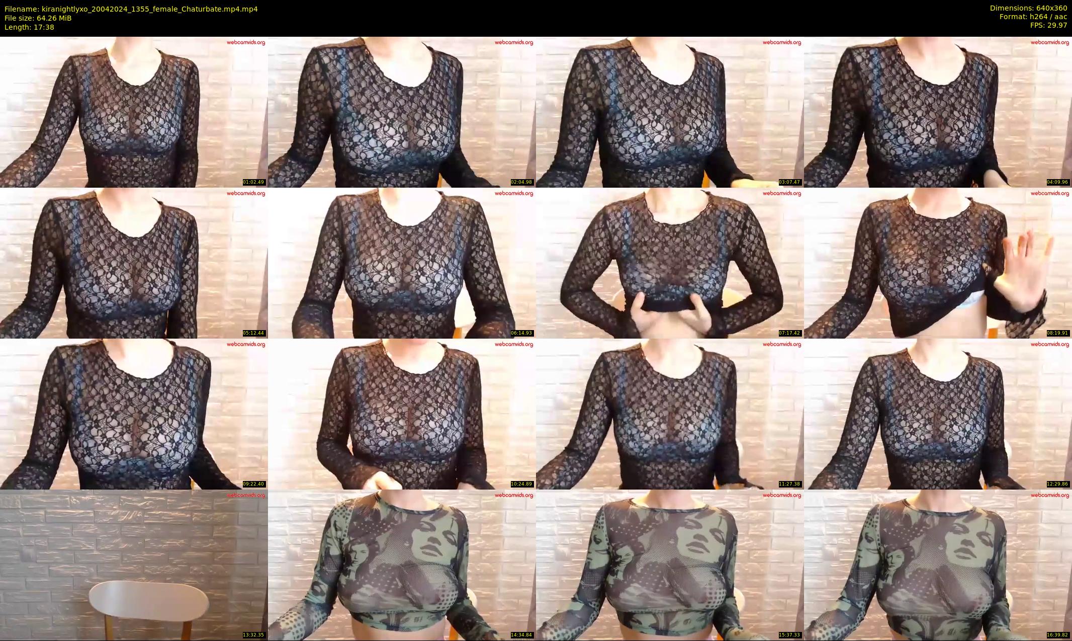 kiranightlyxo — 18 minute Chaturbate female cam show recording, 360p, Apr 20, 2024