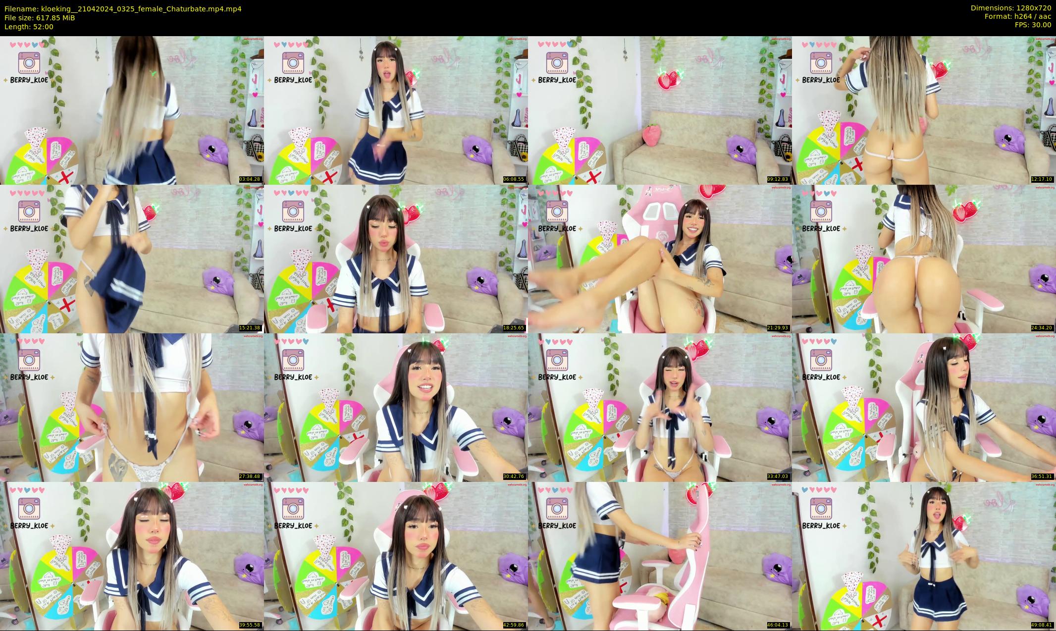 kloeking_ — 52 minute Chaturbate female cam show recording, 720p, Apr 21, 2024