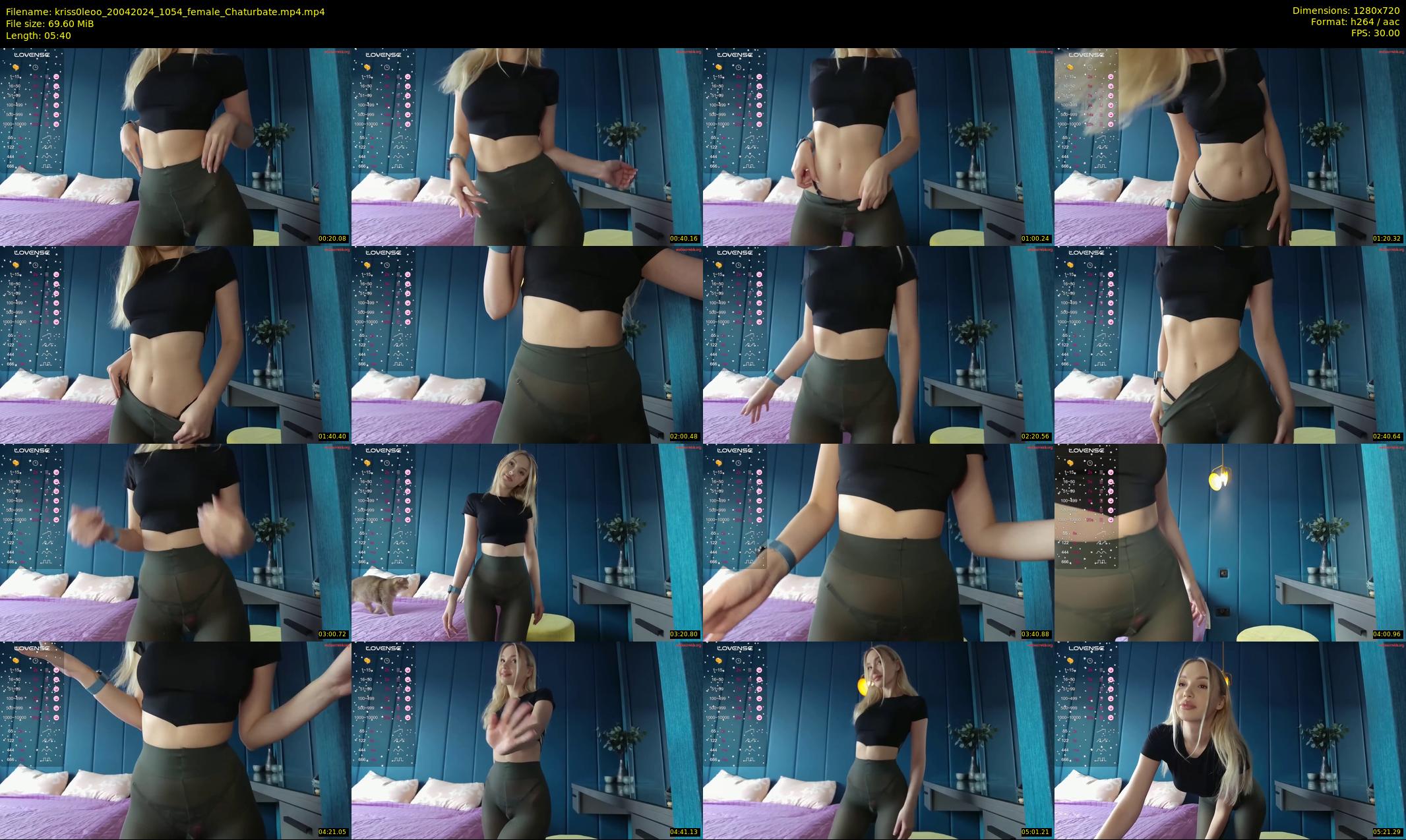 kriss0leoo — 6 minute Chaturbate couple cam show recording, 720p, Apr 20, 2024