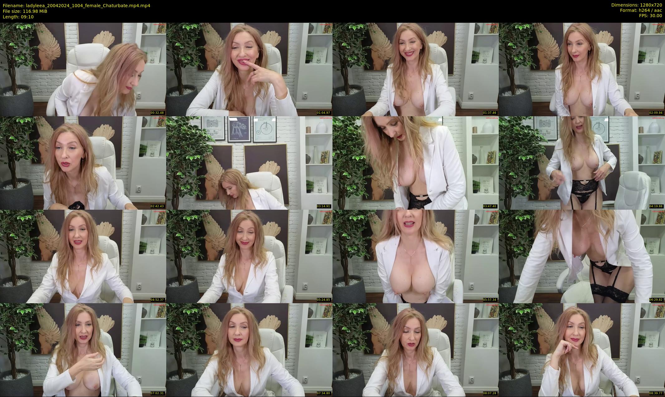 ladyleea — 10 minute Chaturbate female cam show recording, 720p, Apr 20, 2024