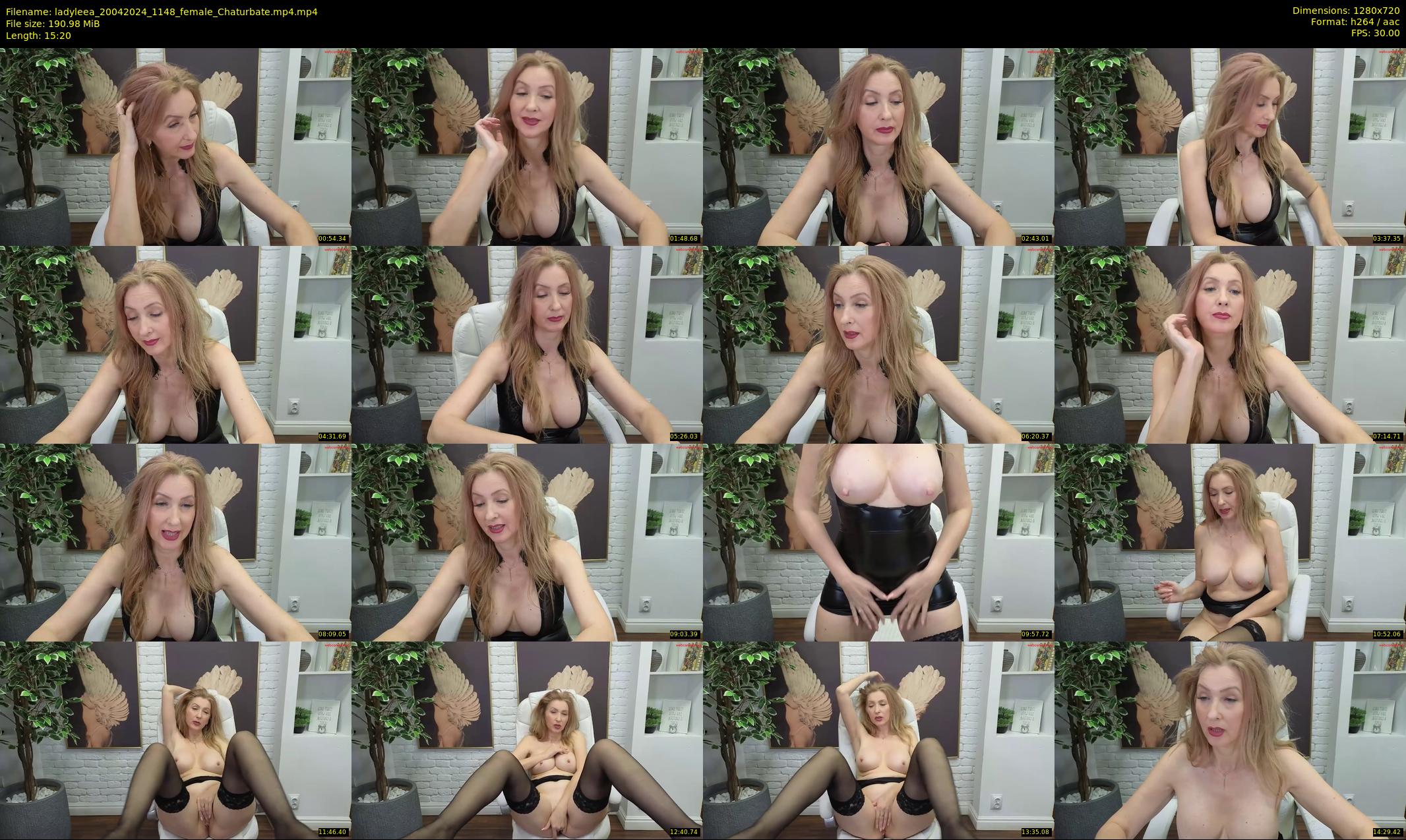 ladyleea — 16 minute Chaturbate female cam show recording, 720p, Apr 20, 2024
