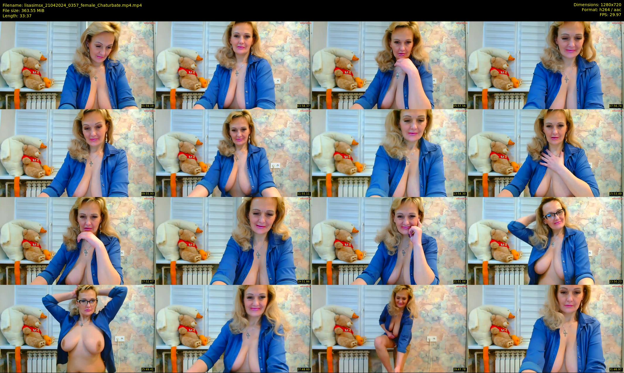 lisasimsx — 34 minute Chaturbate female cam show recording, 720p, Apr 21, 2024
