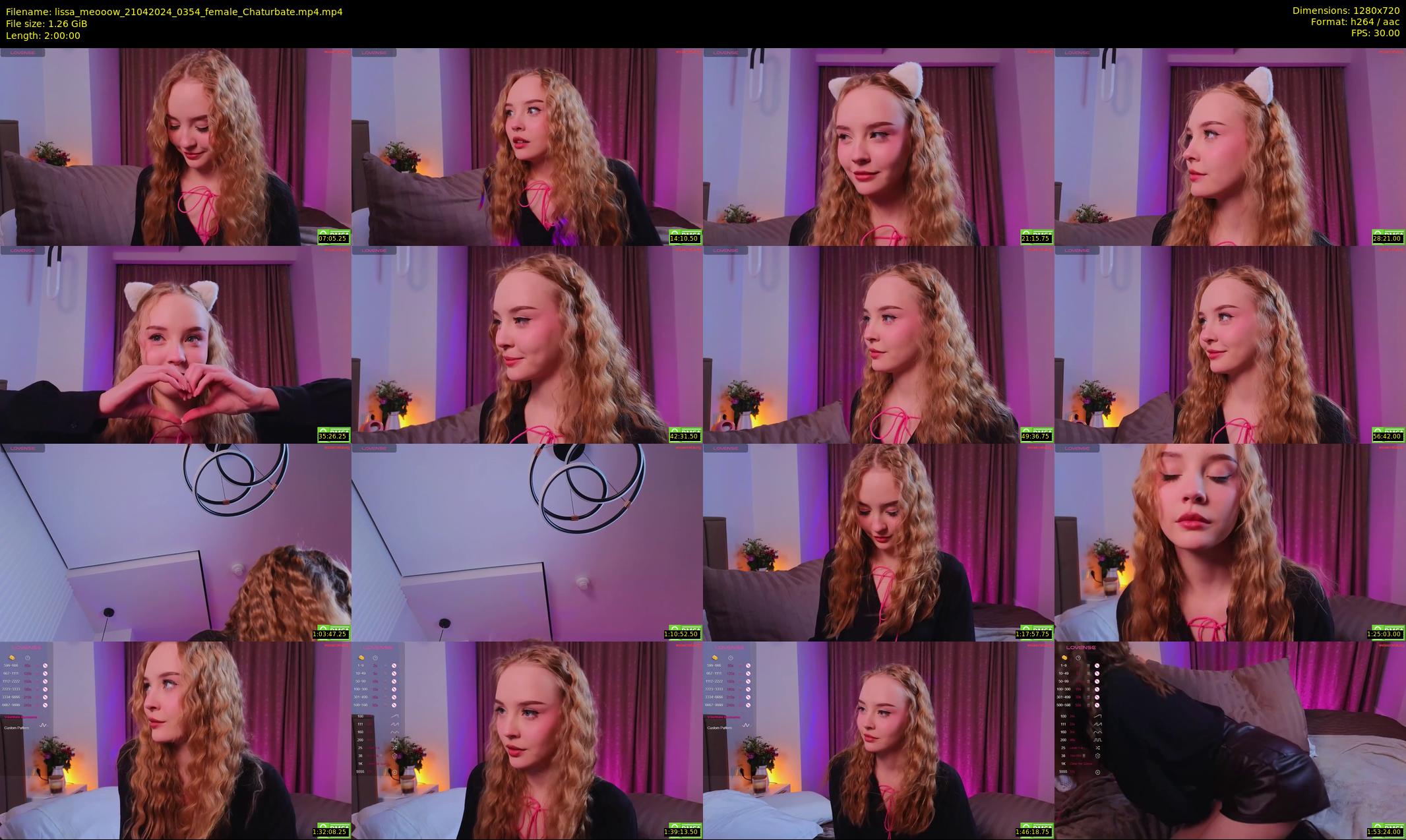lissa_meooow — 120 minute Chaturbate female cam show recording, 720p, Apr 21, 2024