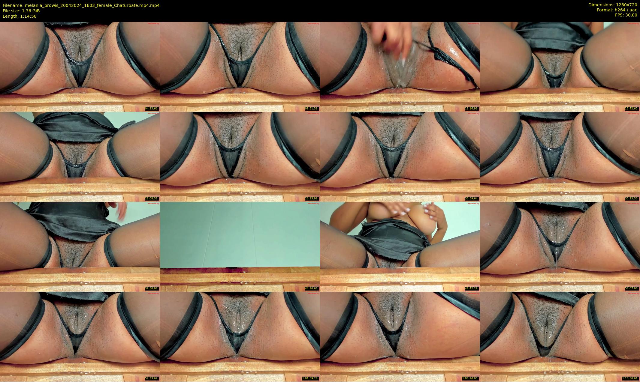 melania_browis — 75 minute Chaturbate female cam show recording, 720p, Apr 20, 2024