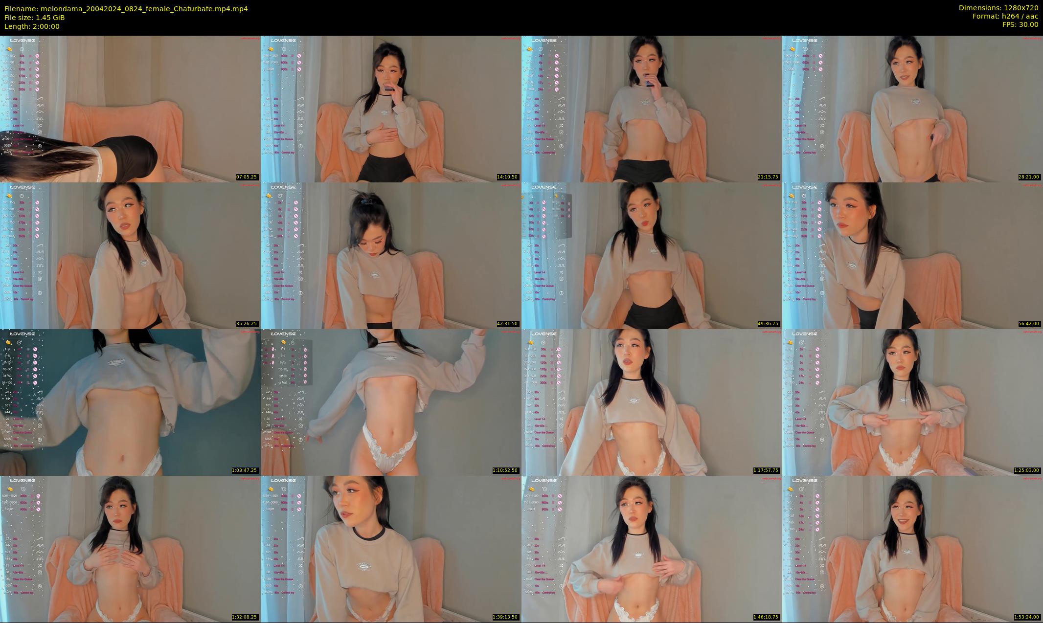 melondama — 120 minute Chaturbate female cam show recording, 720p, Apr 20, 2024