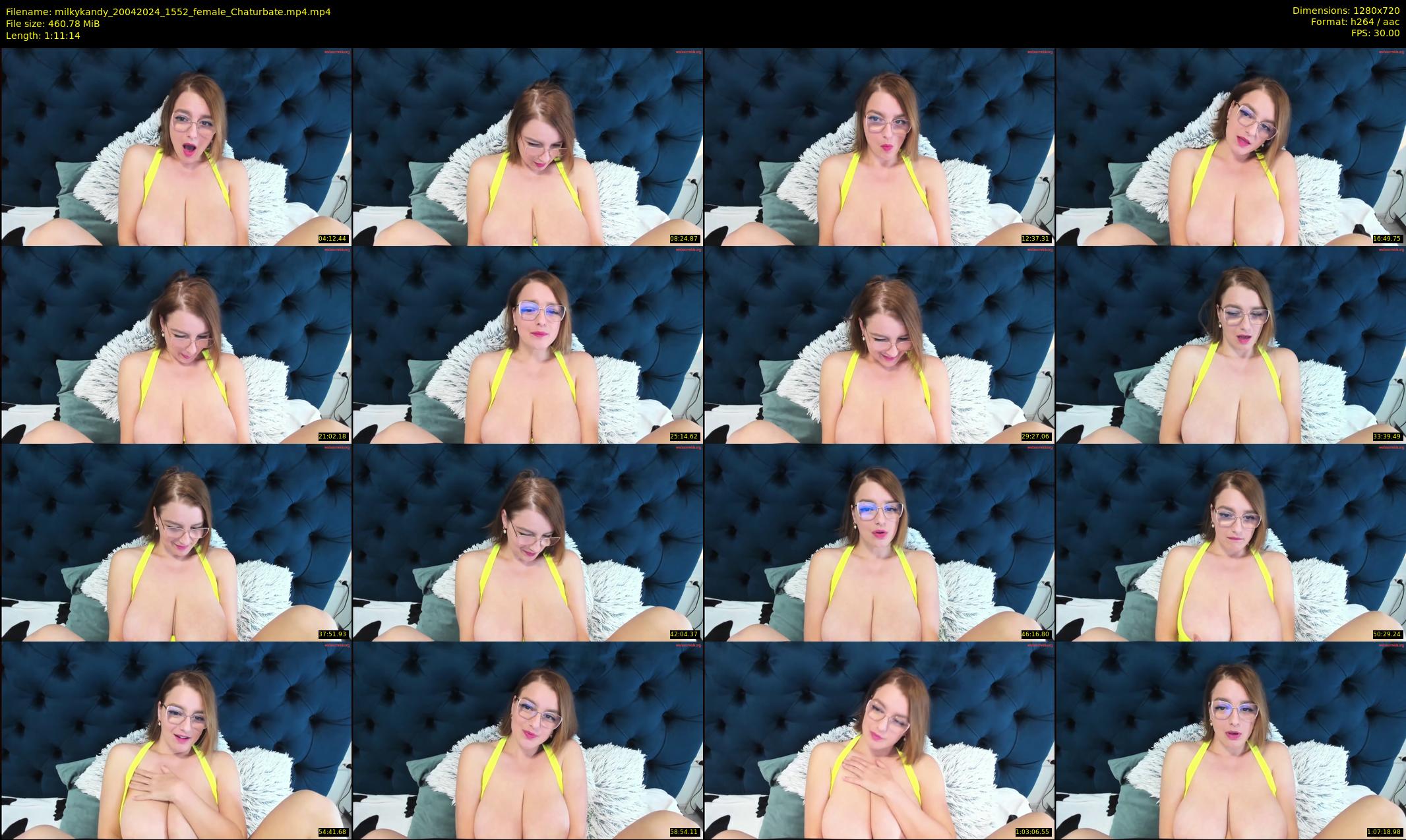 milkykandy — 72 minute Chaturbate female cam show recording, 720p, Apr 20, 2024