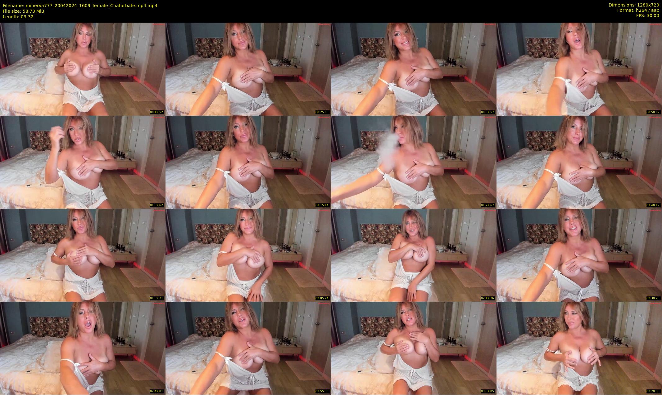minerva777 — 4 minute Chaturbate female cam show recording, 720p, Apr 20, 2024