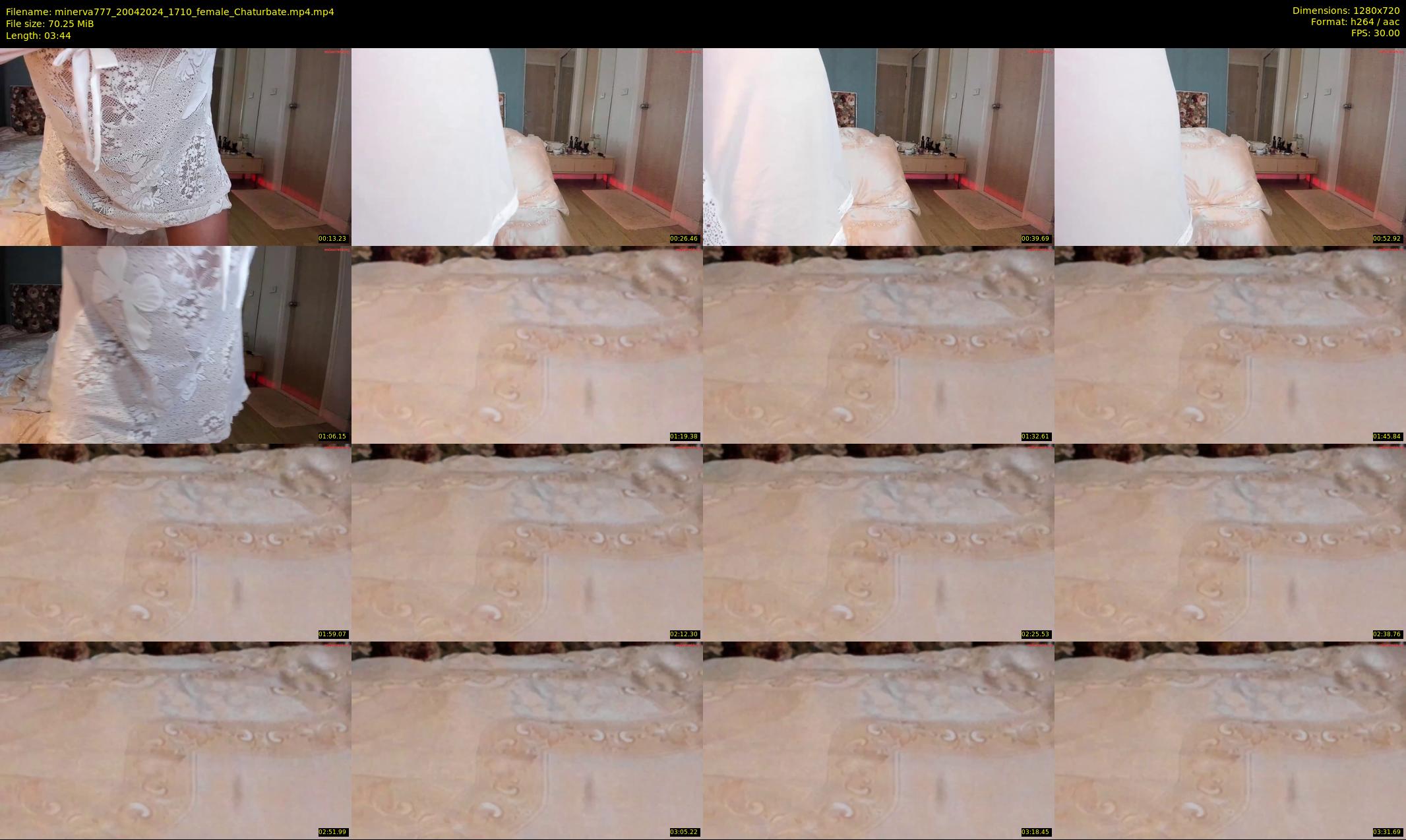 minerva777 — 4 minute Chaturbate female cam show recording, 720p, Apr 20, 2024