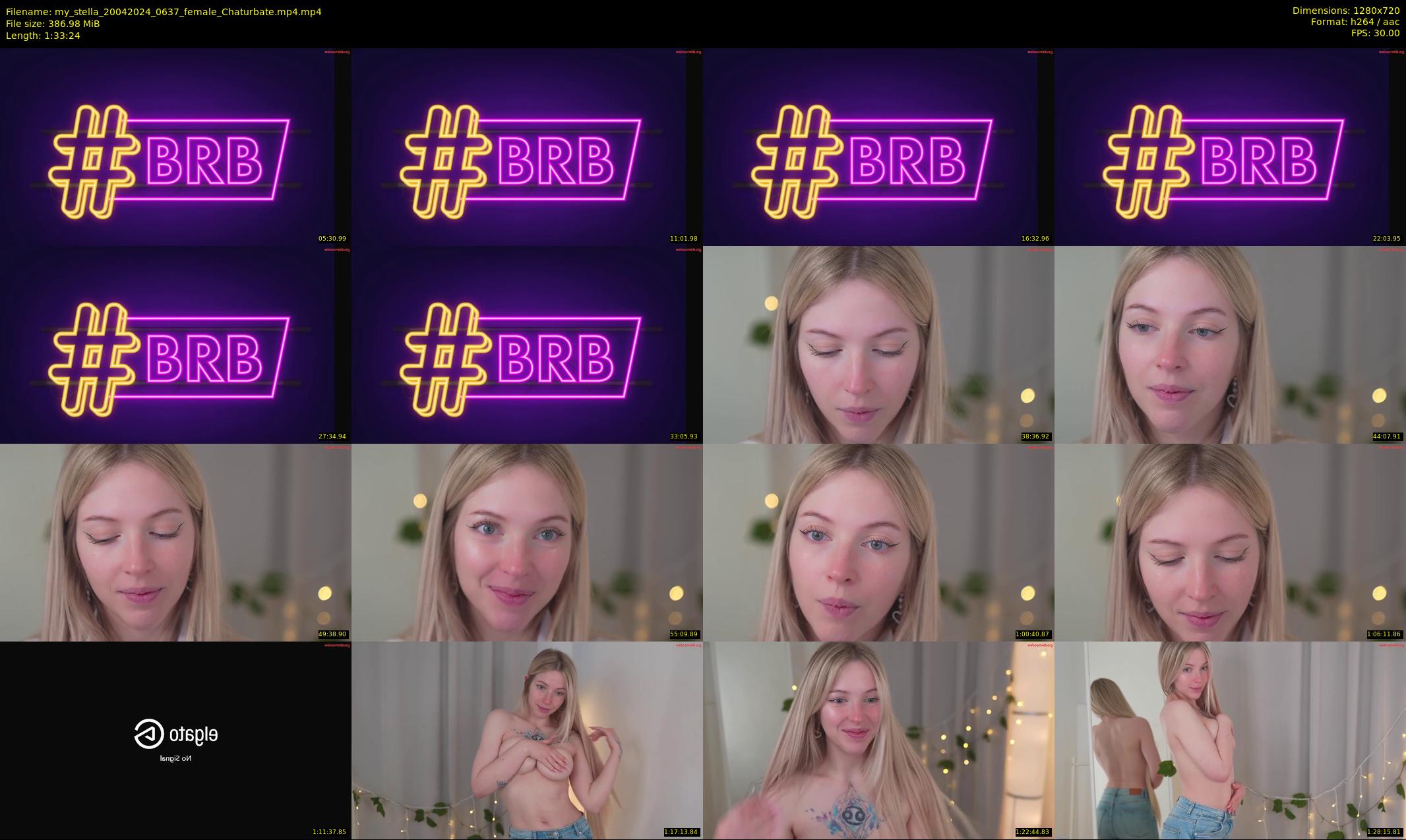 my_stella — 94 minute Chaturbate female cam show recording, 720p, Apr 20, 2024
