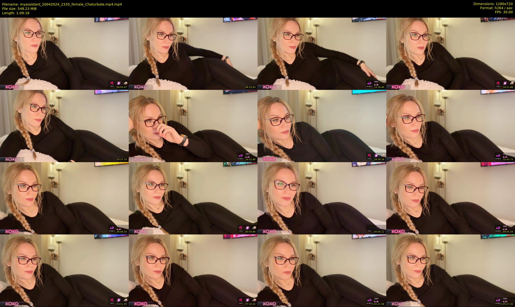 myassistant — 70 minute Chaturbate female cam show recording, 720p, Apr 20, 2024