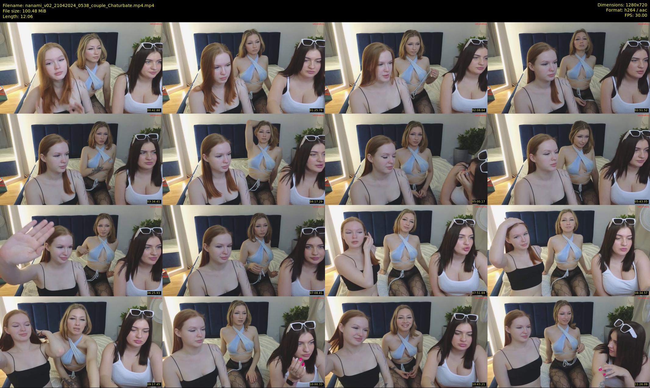 nanami_v02 — 13 minute Chaturbate couple cam show recording, 720p, Apr 21, 2024