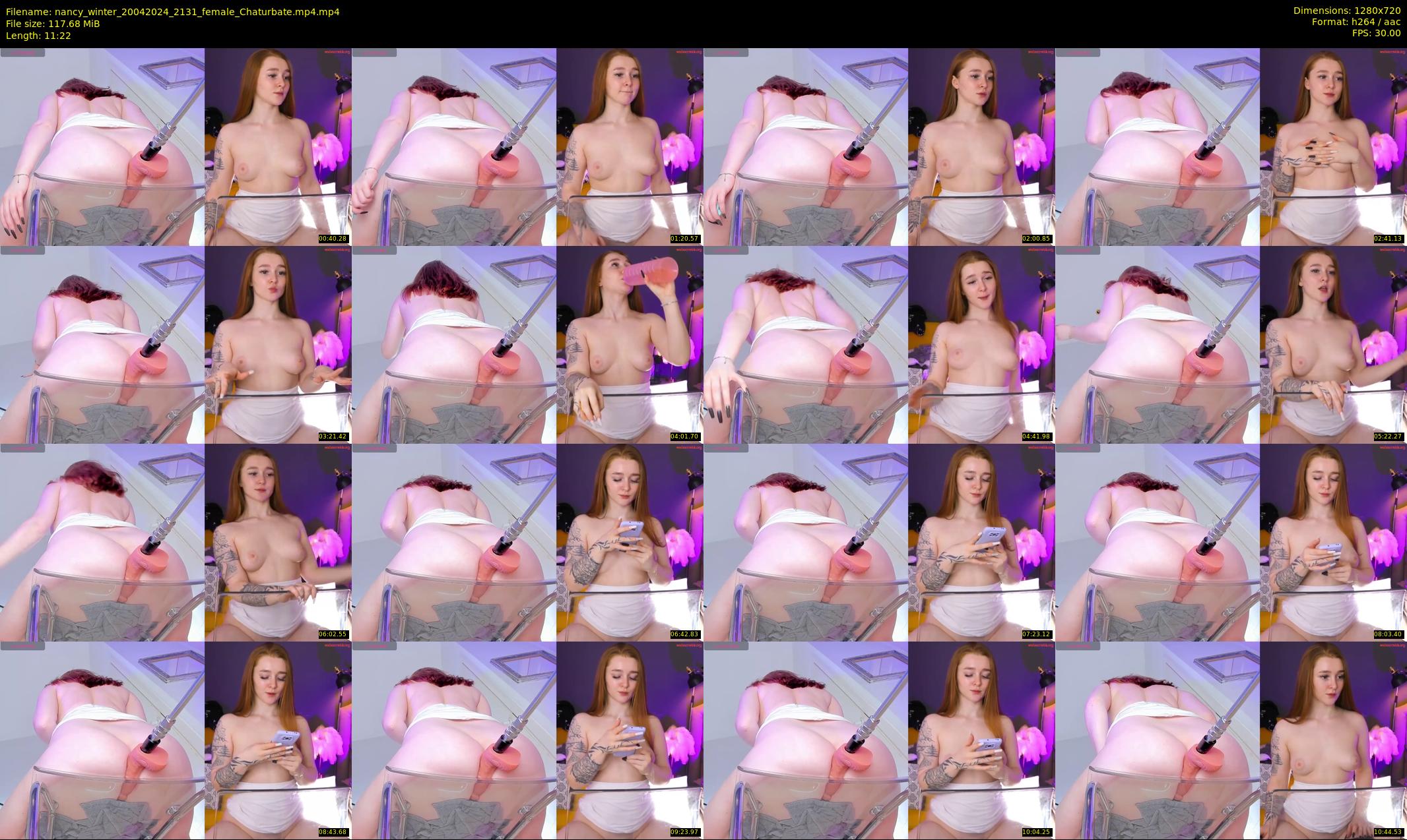 nancy_winter — 12 minute Chaturbate female cam show recording, 720p, Apr 20, 2024