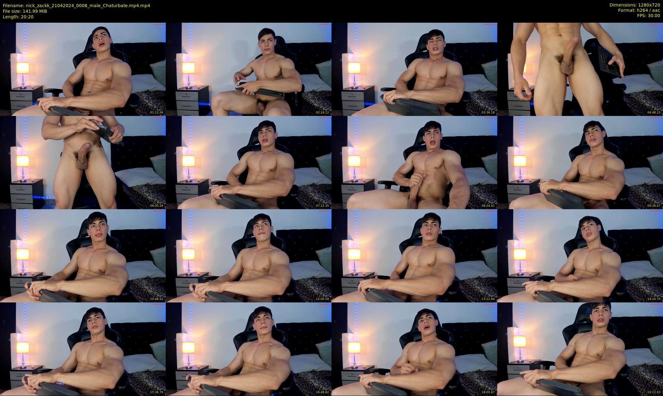 nick_zackk — 21 minute Chaturbate male cam show recording, 720p, Apr 21, 2024
