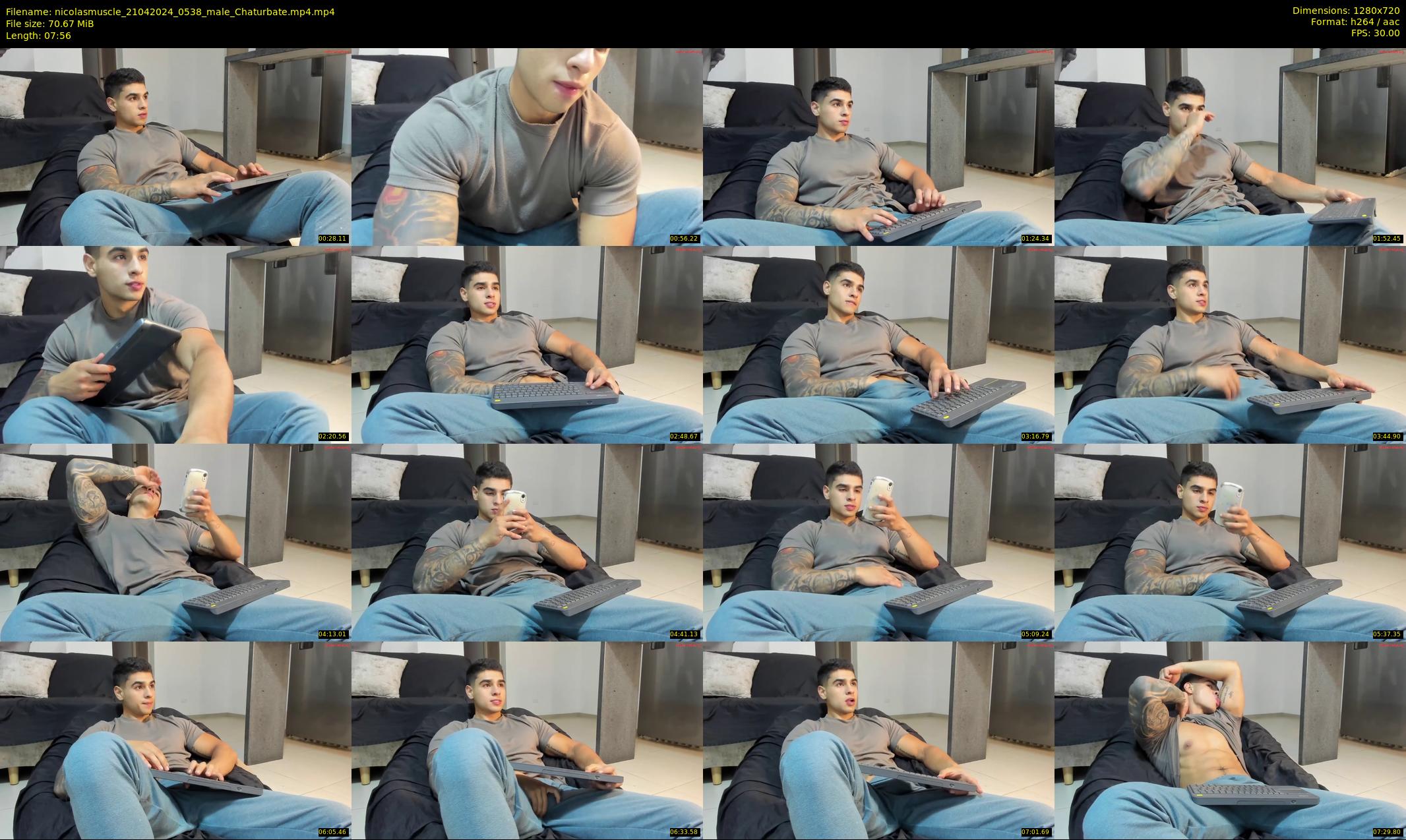 nicolasmuscle — 8 minute Chaturbate male cam show recording, 720p, Apr 21, 2024