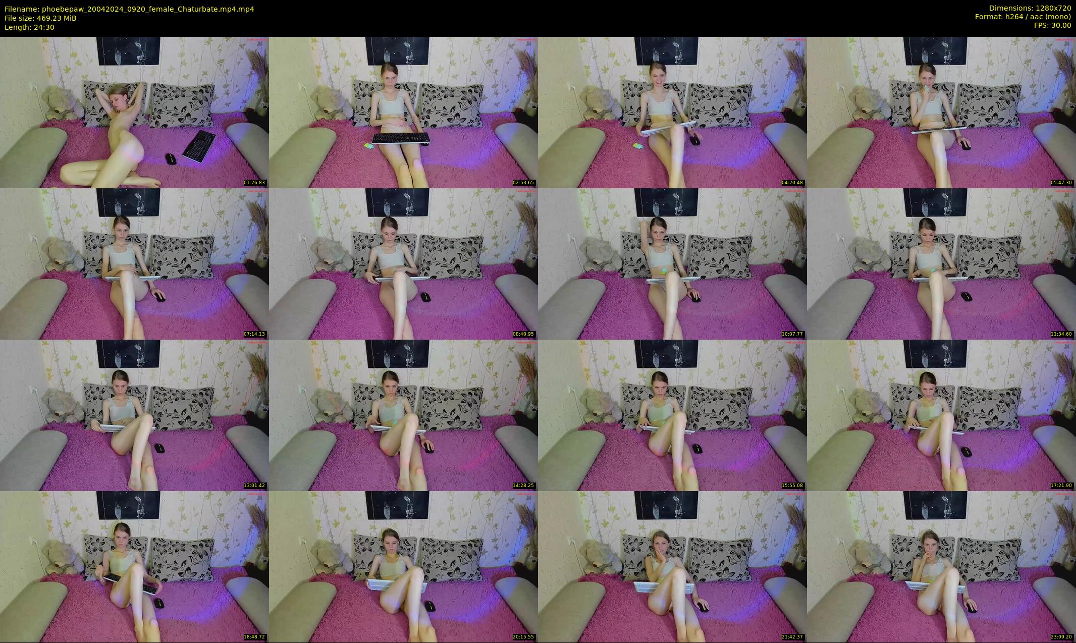 phoebepaw — 25 minute Chaturbate female cam show recording, 720p, Apr 20, 2024