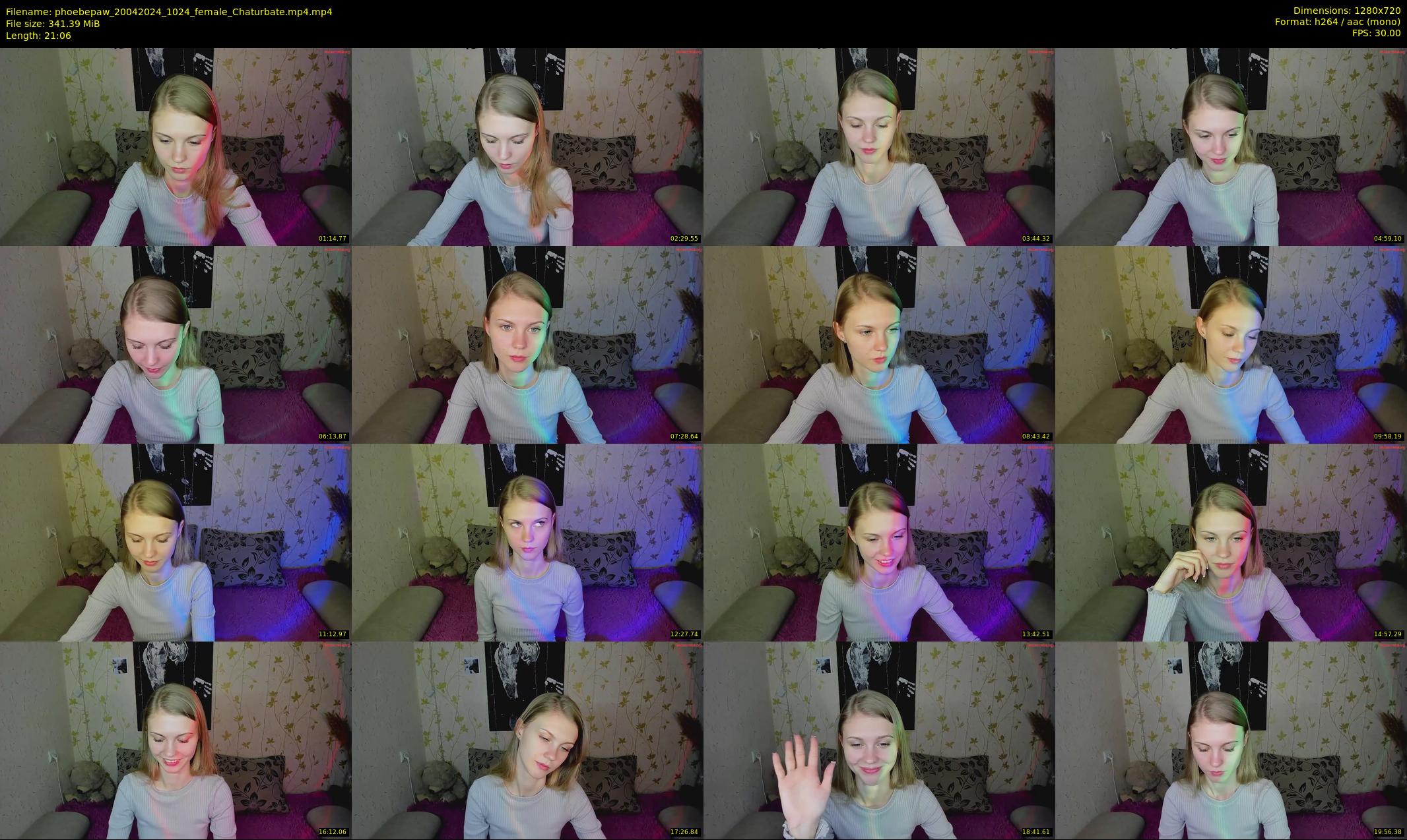 phoebepaw — 22 minute Chaturbate female cam show recording, 720p, Apr 20, 2024