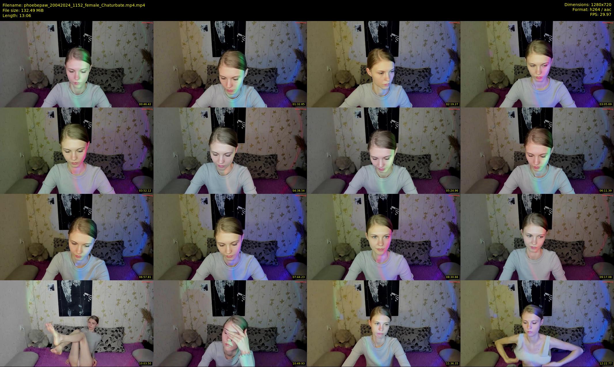 phoebepaw — 14 minute Chaturbate female cam show recording, 720p, Apr 20, 2024