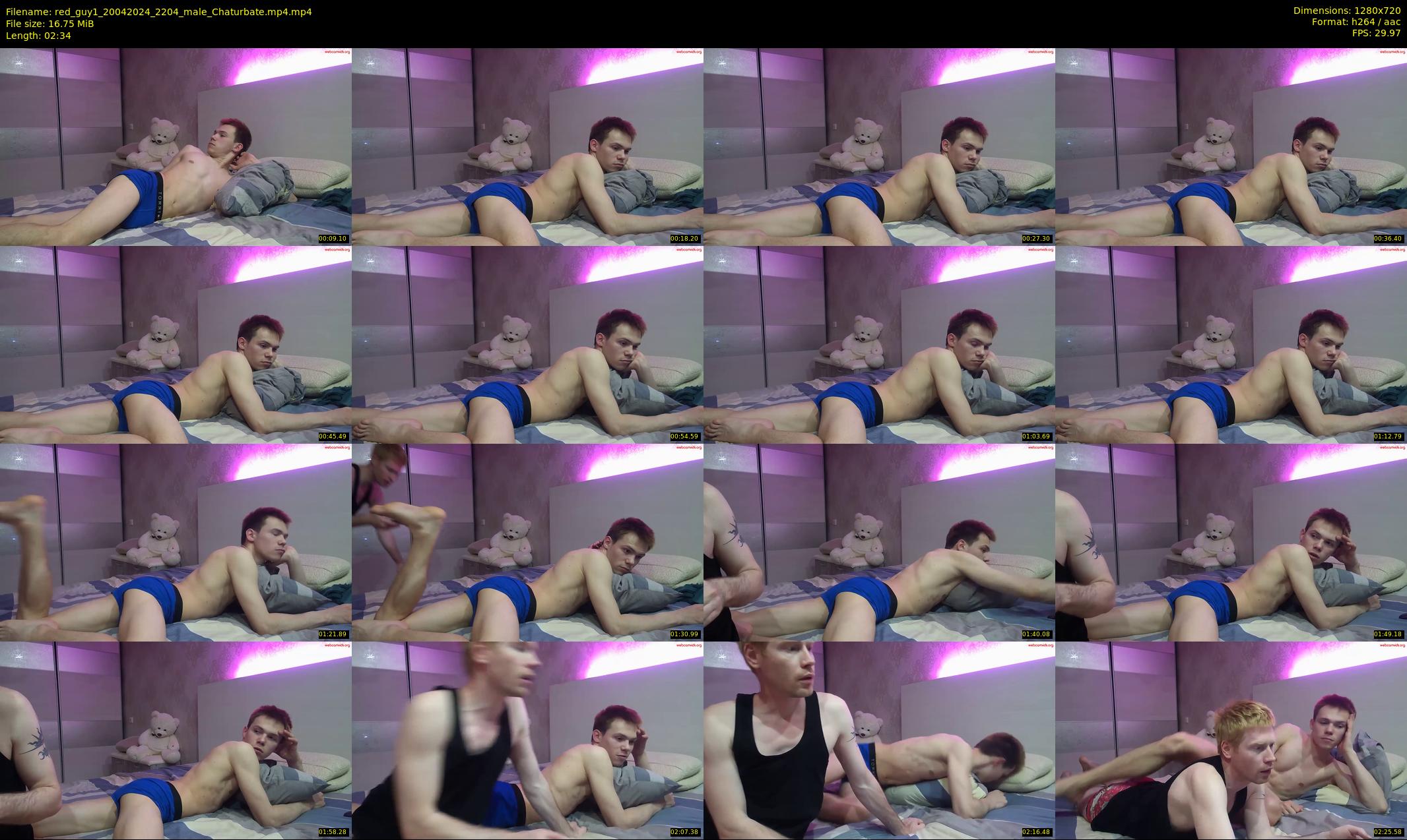 red_guy1 — 3 minute Chaturbate male cam show recording, 720p, Apr 20, 2024