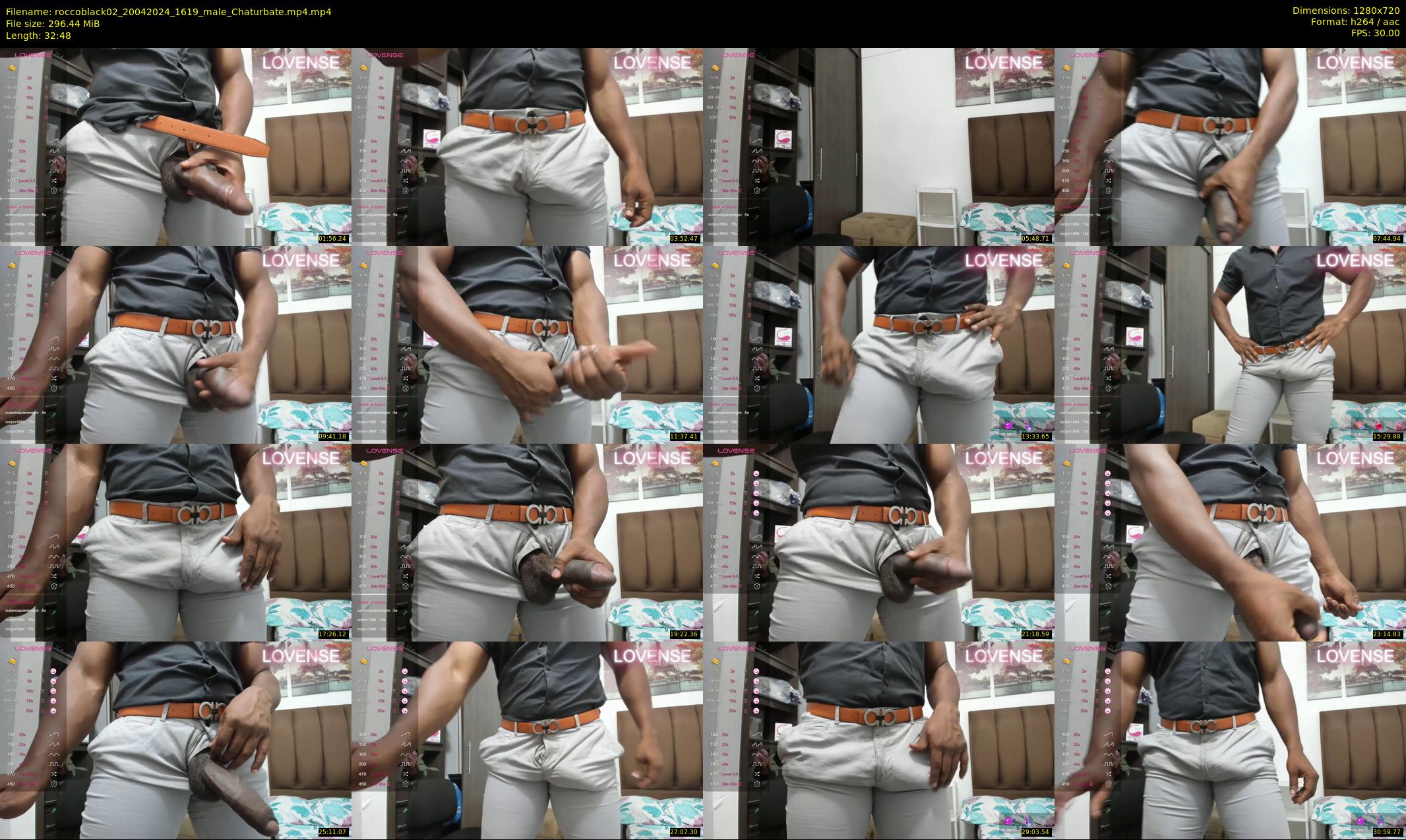 roccoblack02 — 33 minute Chaturbate male cam show recording, 720p, Apr 20, 2024