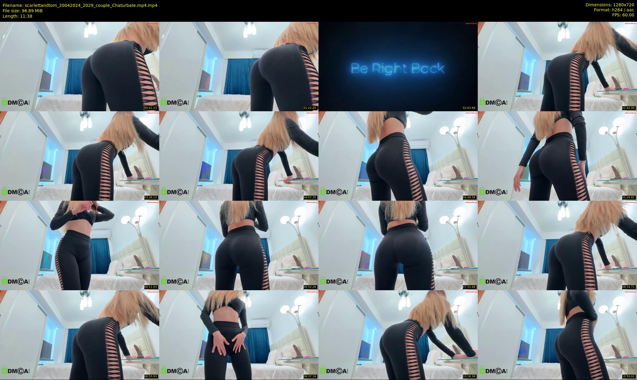 scarlettandtom — 12 minute Chaturbate couple cam show recording, 720p, Apr 20, 2024