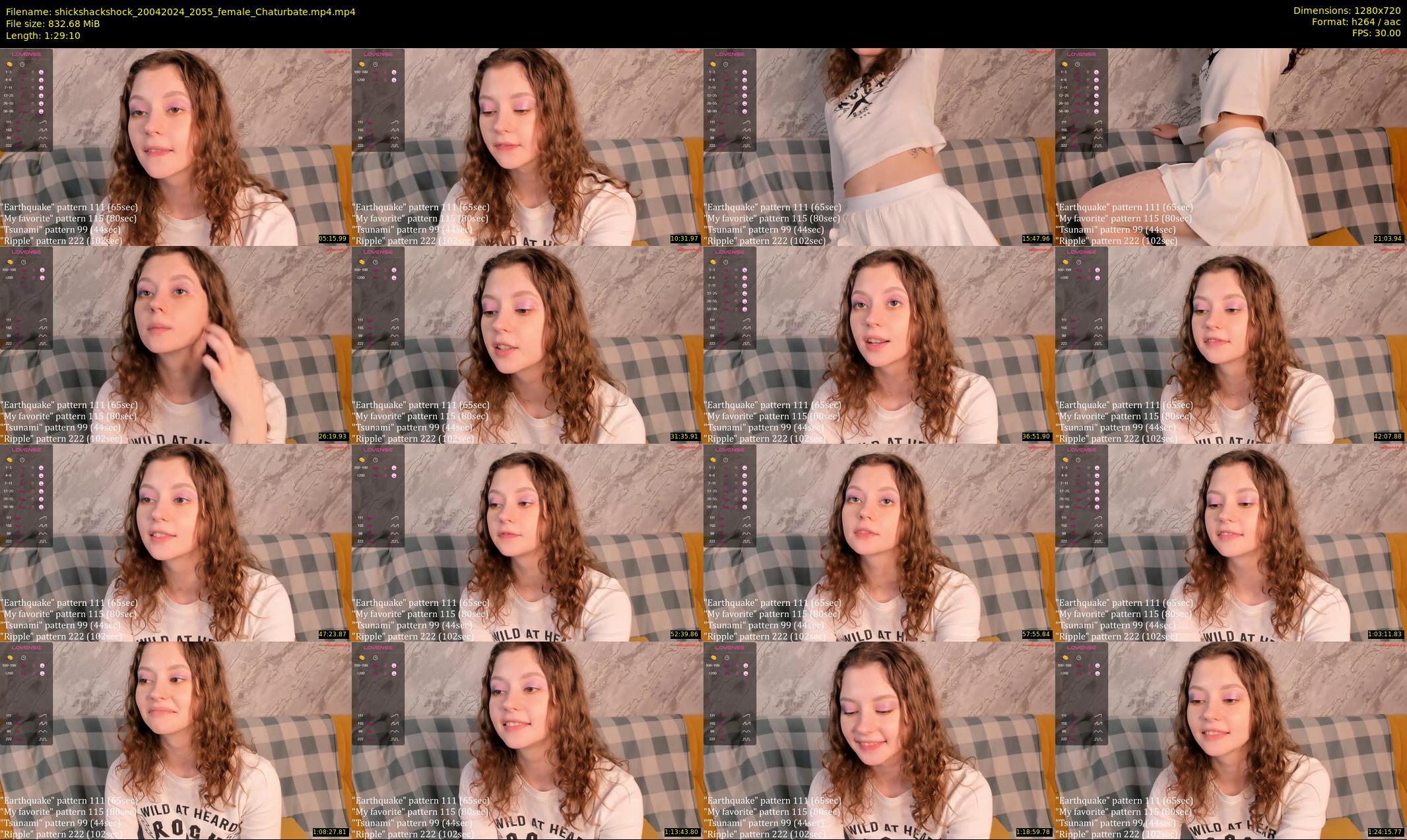 shickshackshock — 90 minute Chaturbate female cam show recording, 720p, Apr 20, 2024