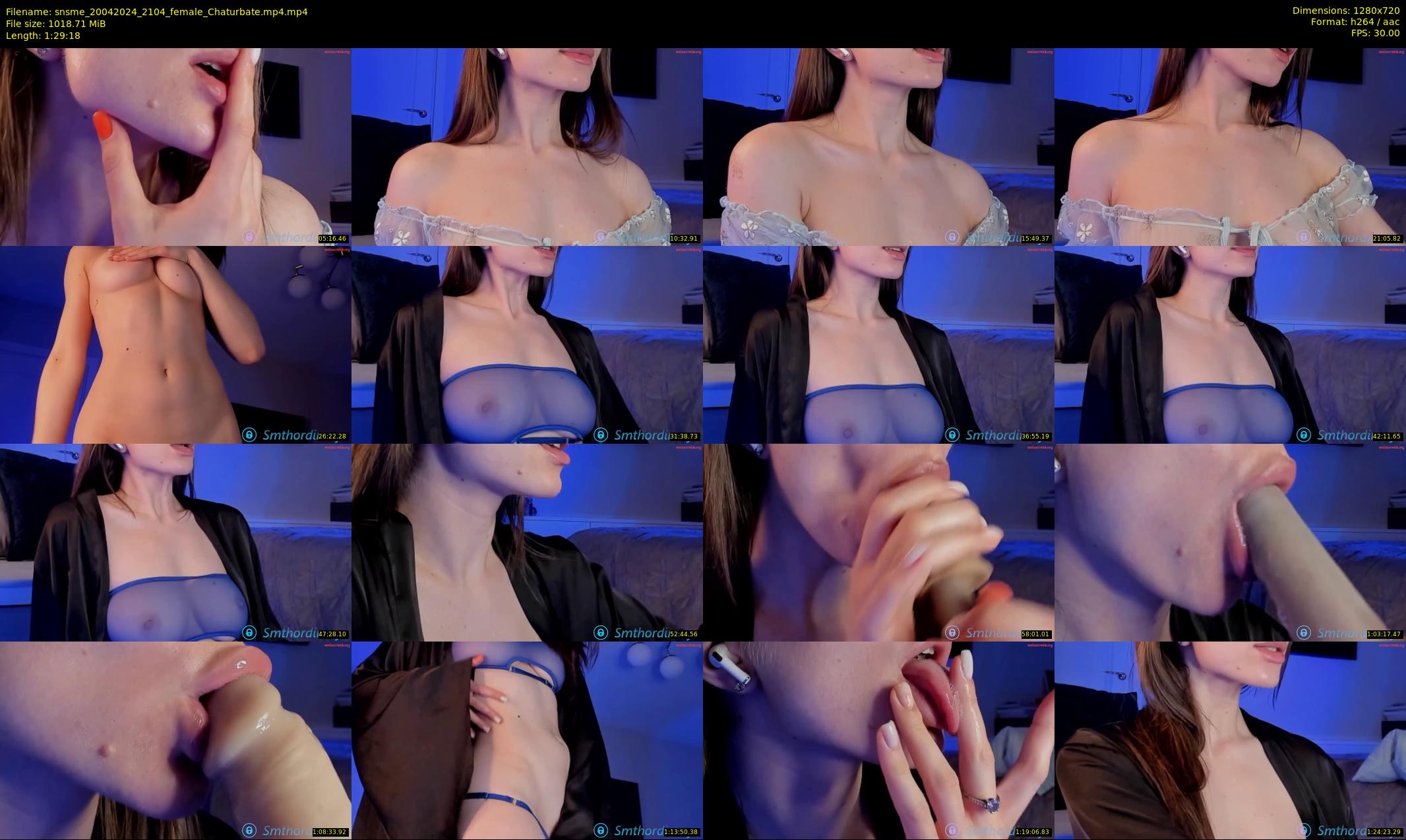 snsme — 90 minute Chaturbate female cam show recording, 720p, Apr 20, 2024
