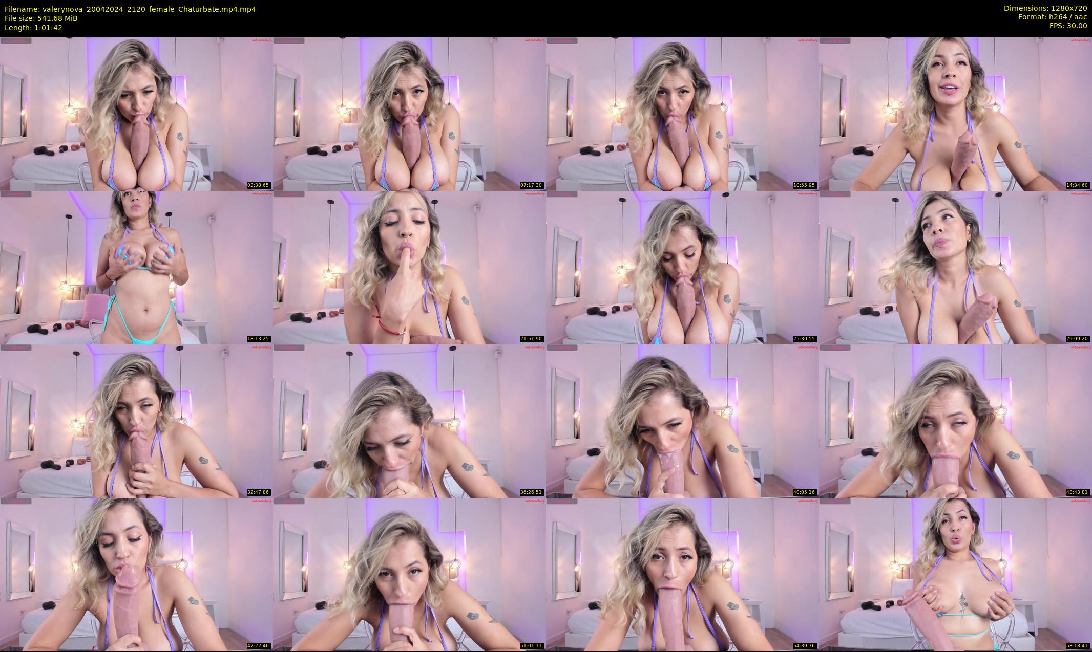 valerynova — 62 minute Chaturbate female cam show recording, 720p, Apr 20, 2024