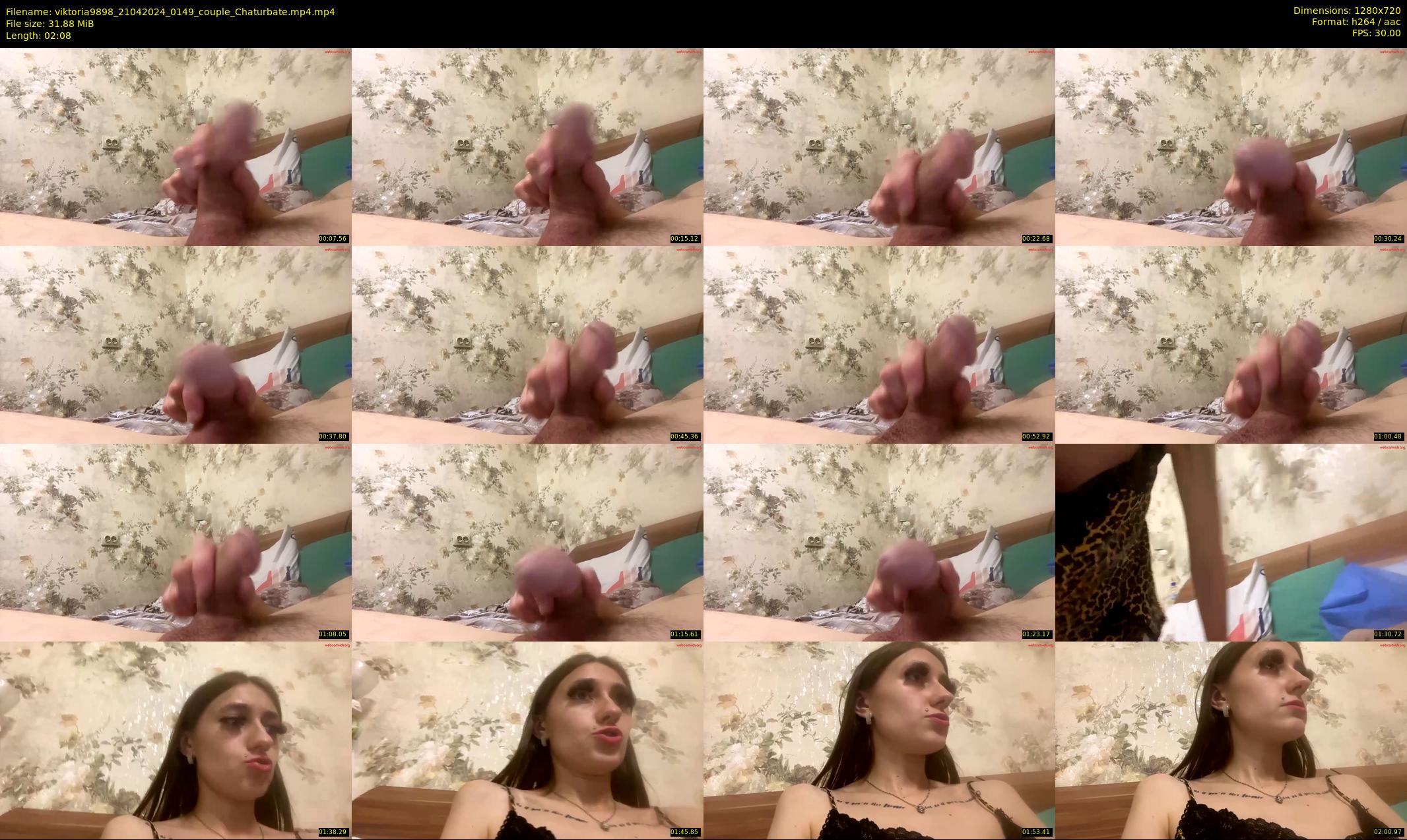 viktoria9898 — 3 minute Chaturbate couple cam show recording, 720p, Apr 21, 2024