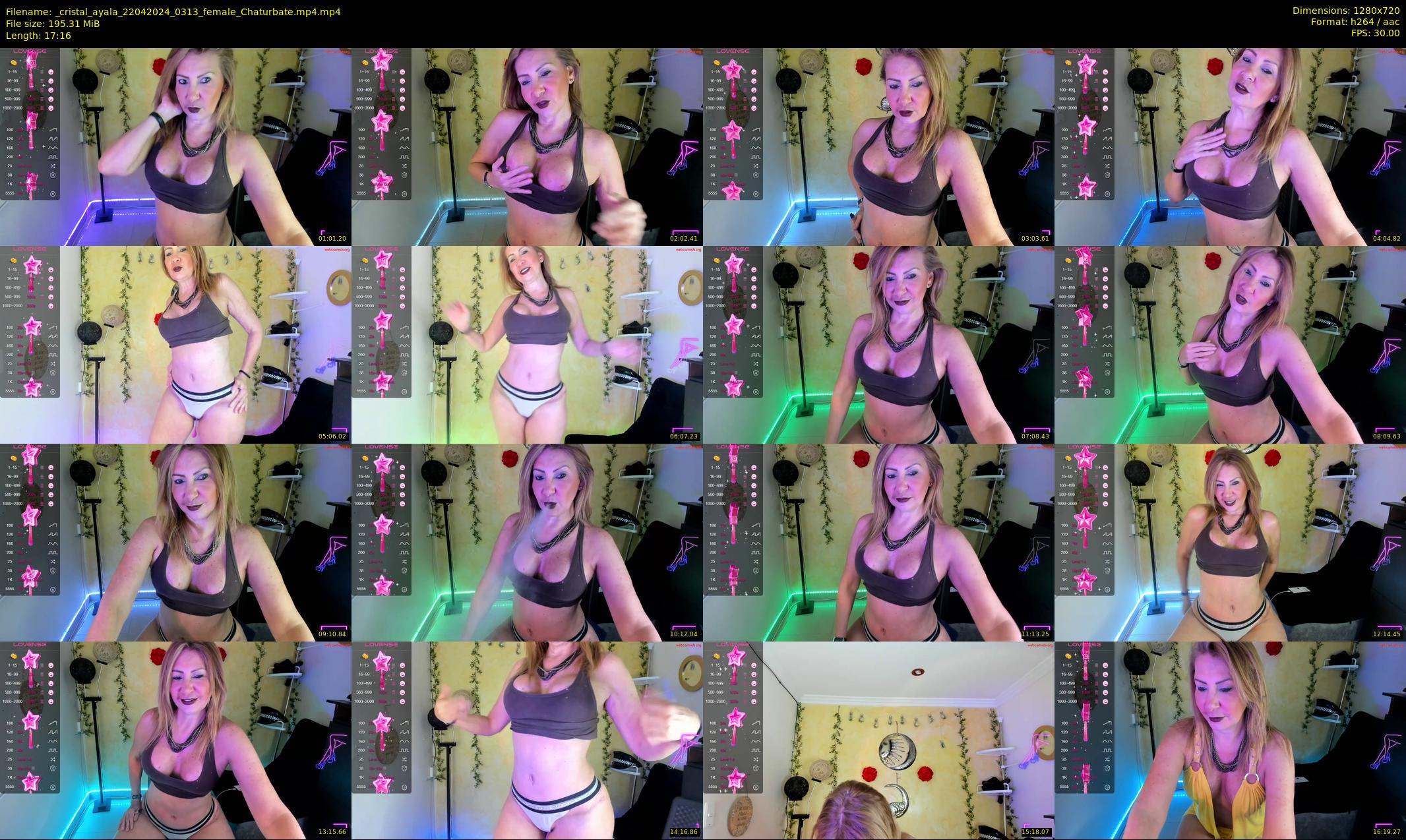 _cristal_ayala — 18 minute Chaturbate female cam show recording, 720p, Apr 22, 2024