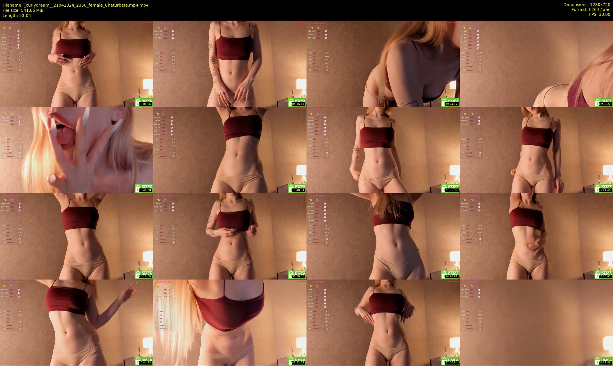 _curlydream_ — 54 minute Chaturbate female cam show recording, 720p, Apr 21, 2024