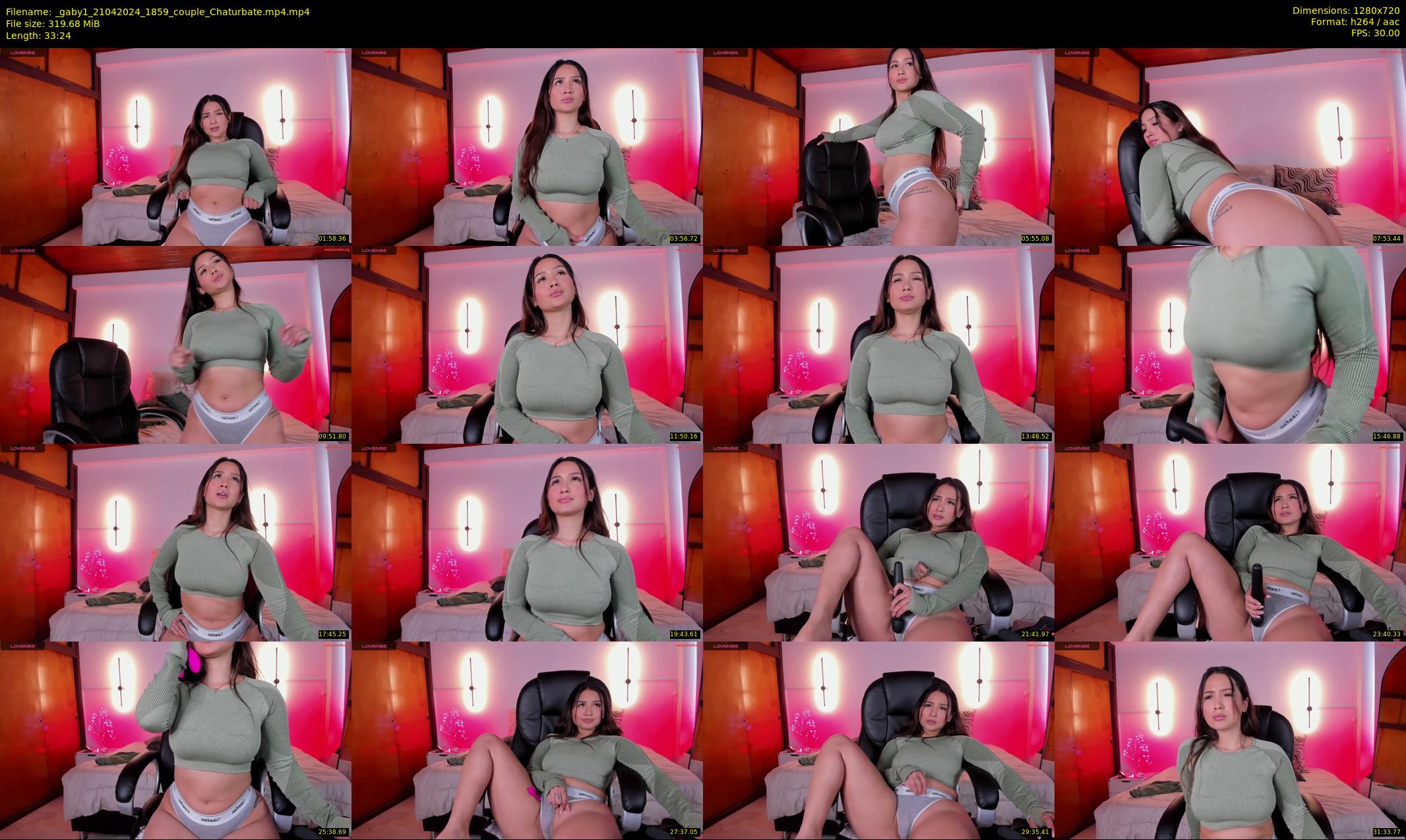 _gaby1 — 34 minute Chaturbate female cam show recording, 720p, Apr 21, 2024