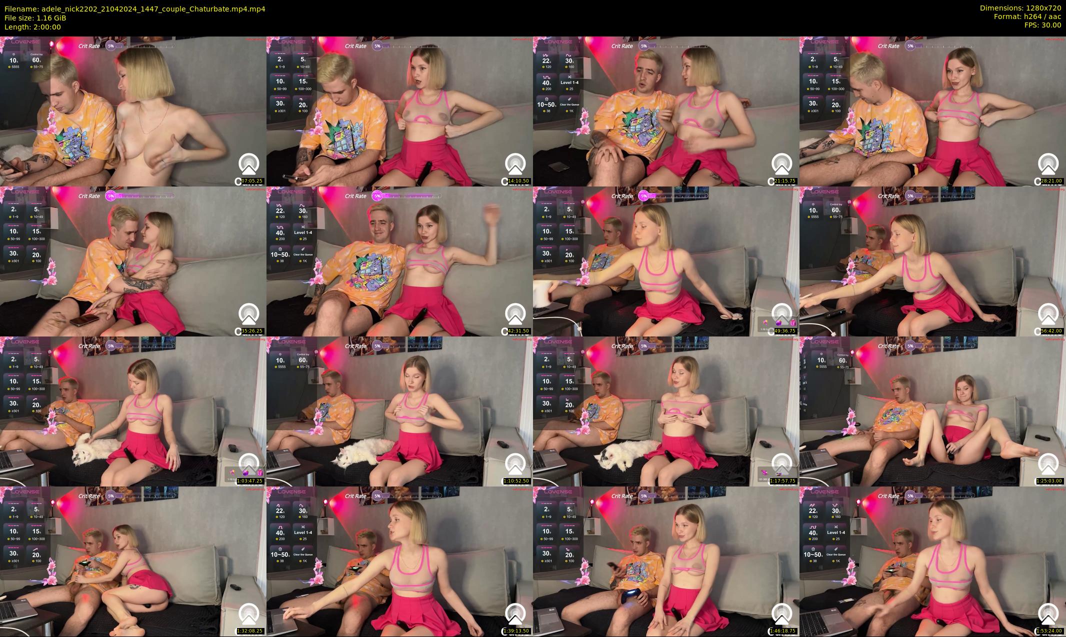 adele_nick2202 — 120 minute Chaturbate couple cam show recording, 720p, Apr 21, 2024