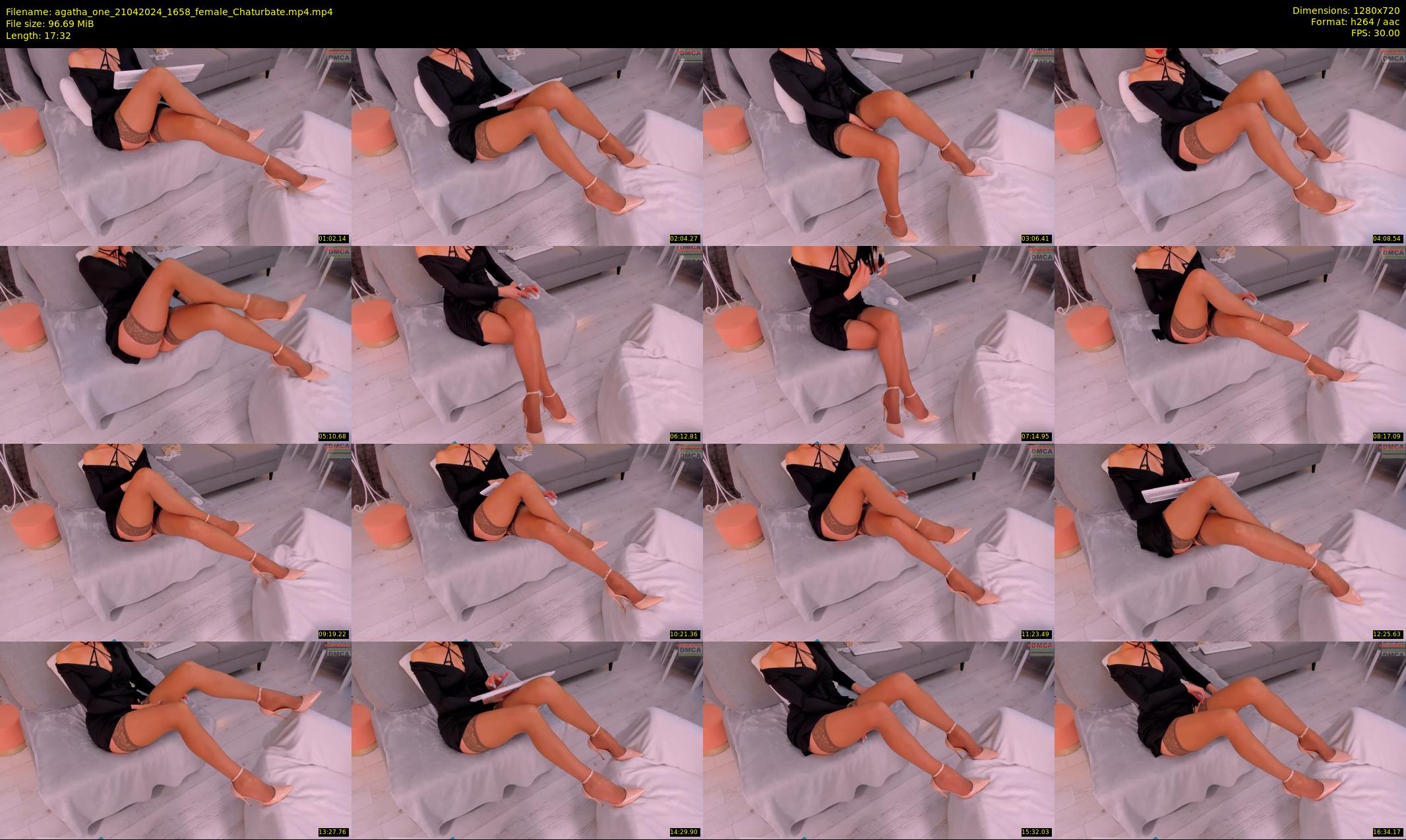 agatha_one — 18 minute Chaturbate female cam show recording, 720p, Apr 21, 2024