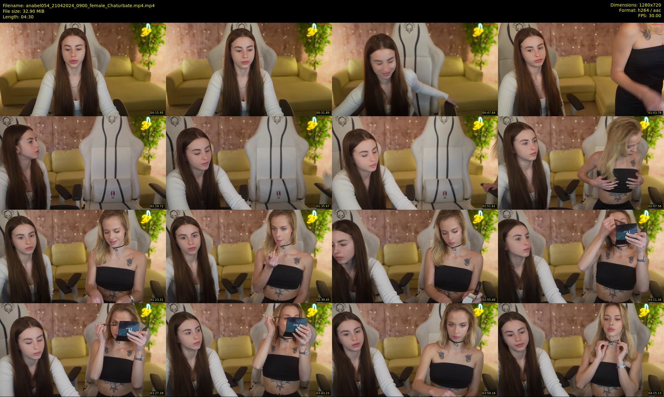 anabel054 — 5 minute Chaturbate female cam show recording, 720p, Apr 21, 2024