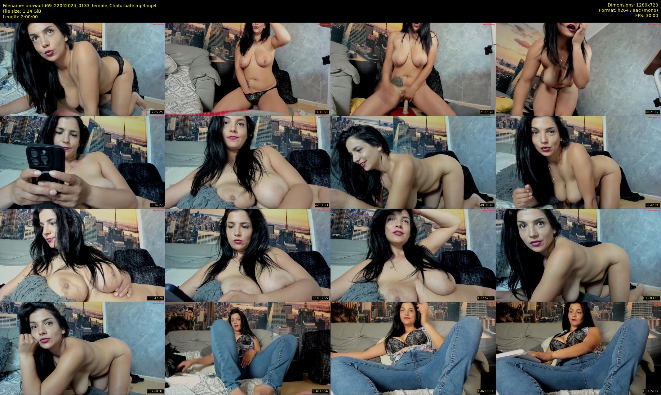anaworld69 — 120 minute Chaturbate female cam show recording, 720p, Apr 22, 2024