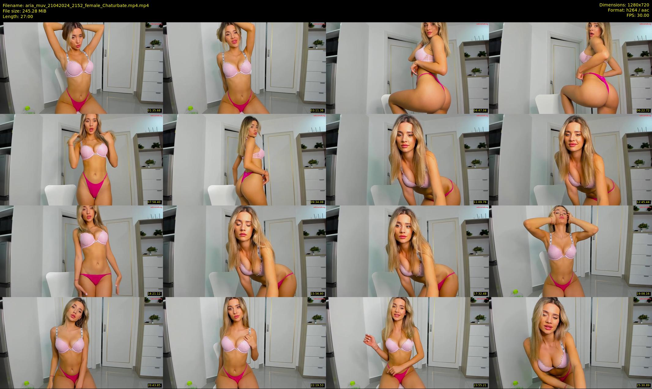 aria_muv — 27 minute Chaturbate female cam show recording, 720p, Apr 21, 2024