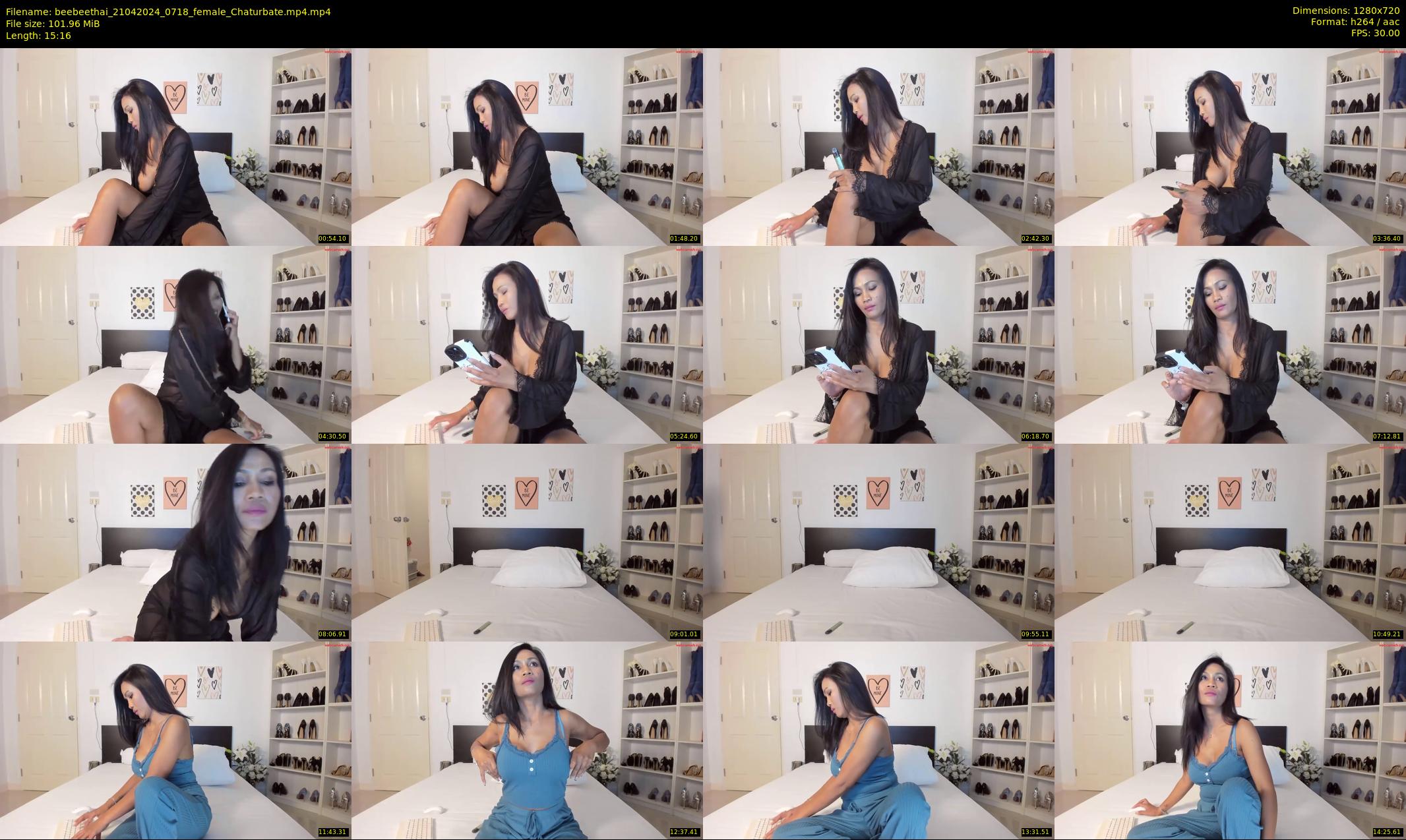 beebeethai — 16 minute Chaturbate female cam show recording, 720p, Apr 21, 2024
