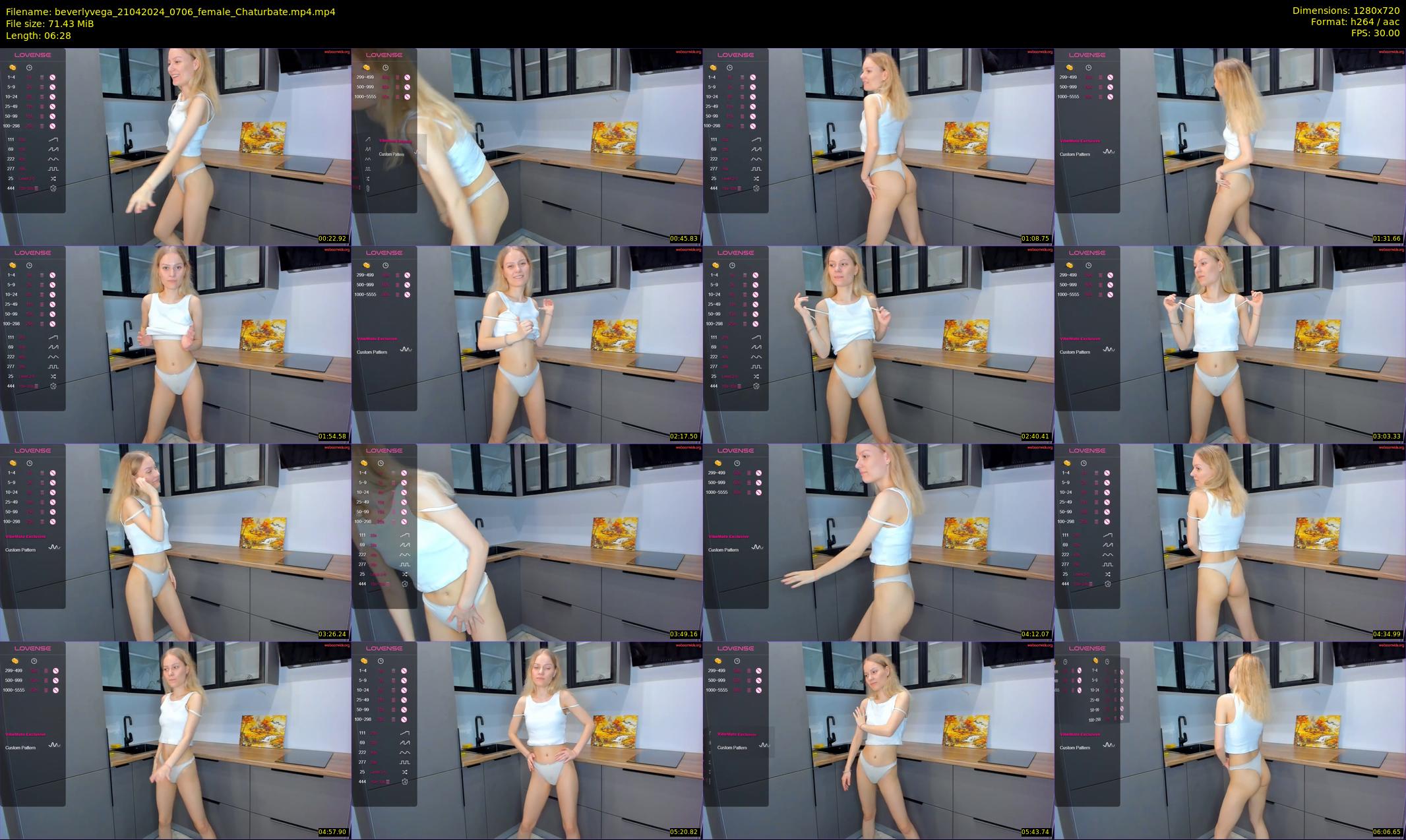 beverlyvega — 7 minute Chaturbate couple cam show recording, 720p, Apr 21, 2024