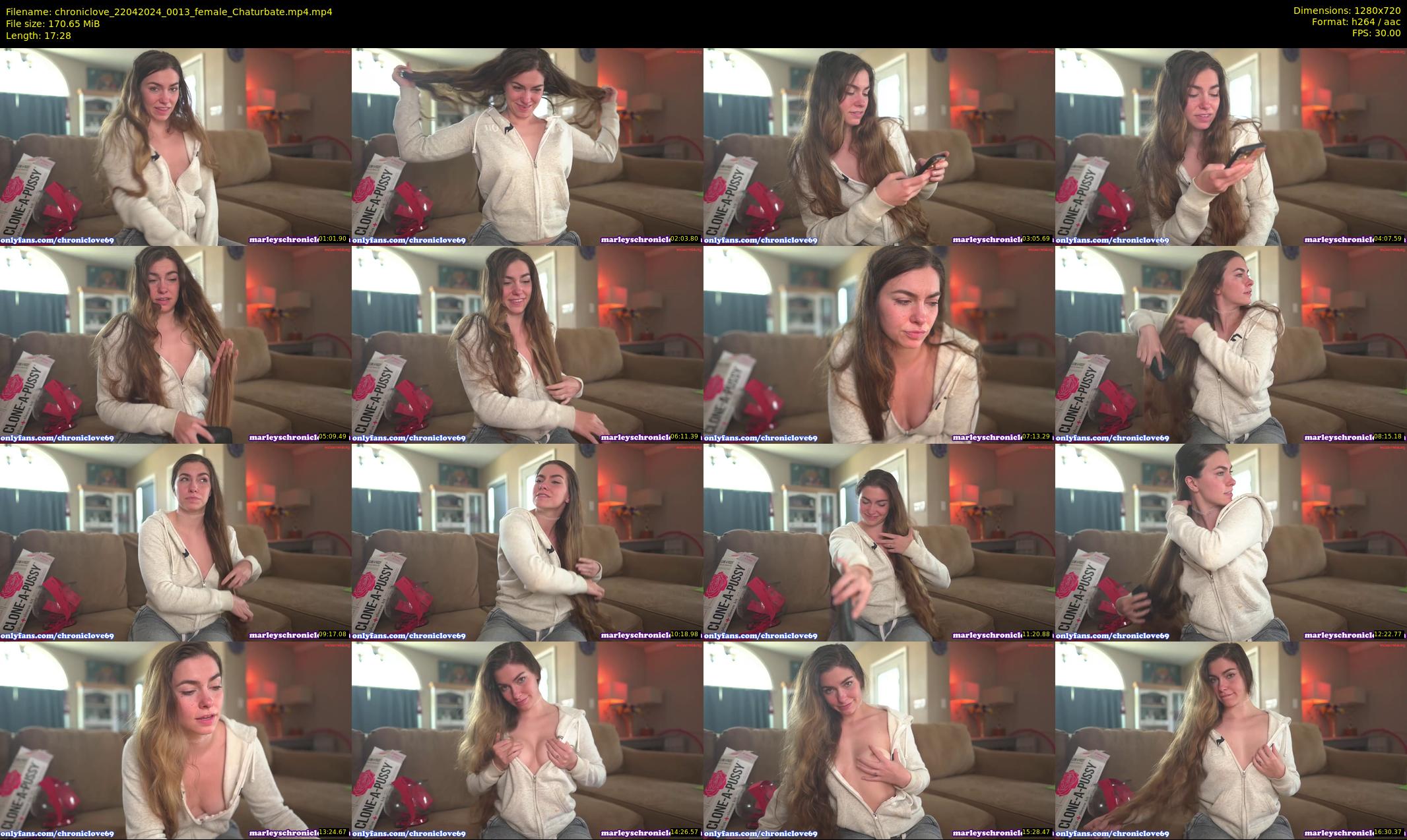 chroniclove — 18 minute Chaturbate female cam show recording, 720p, Apr 22, 2024