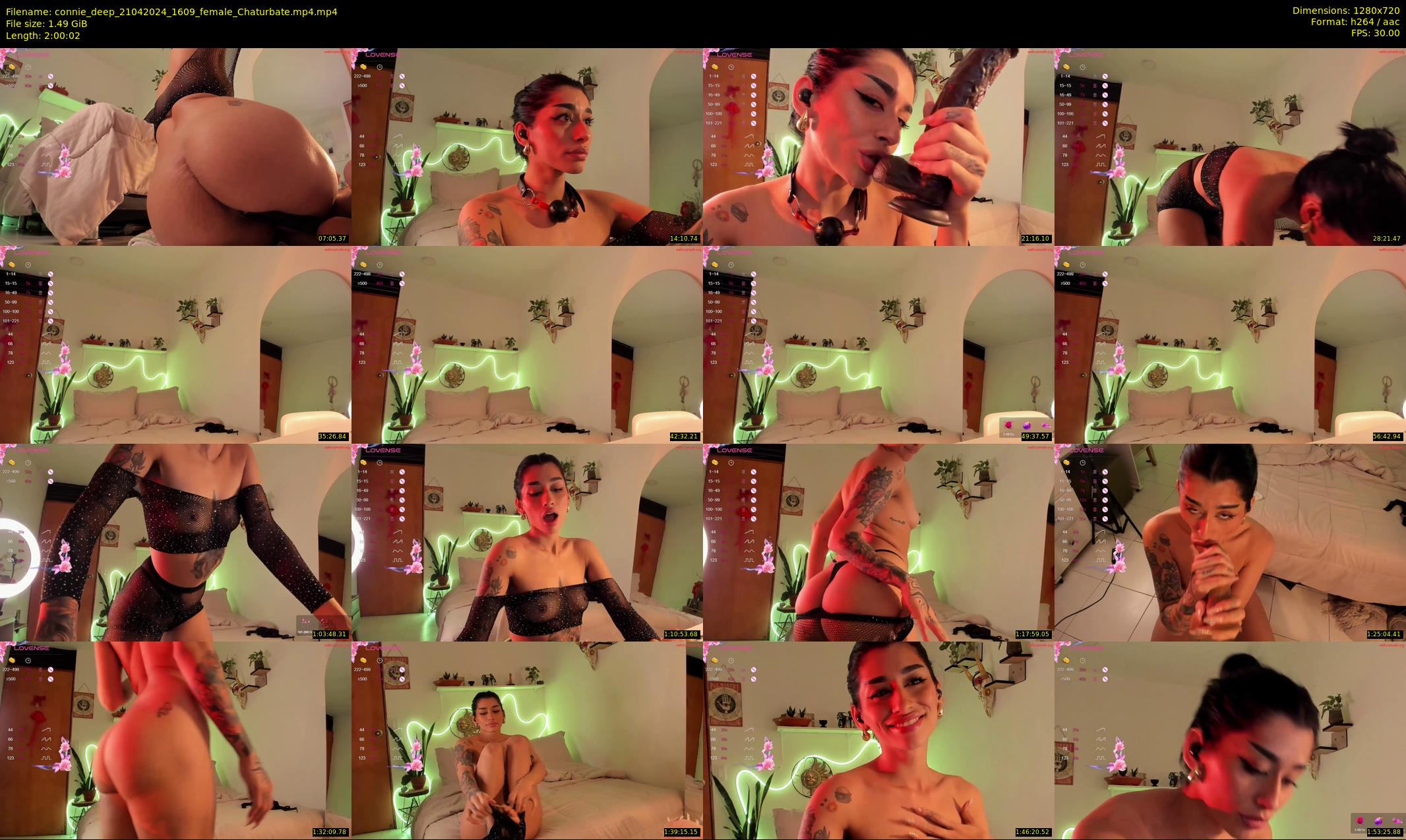 connie_deep — 121 minute Chaturbate female cam show recording, 720p, Apr 21, 2024