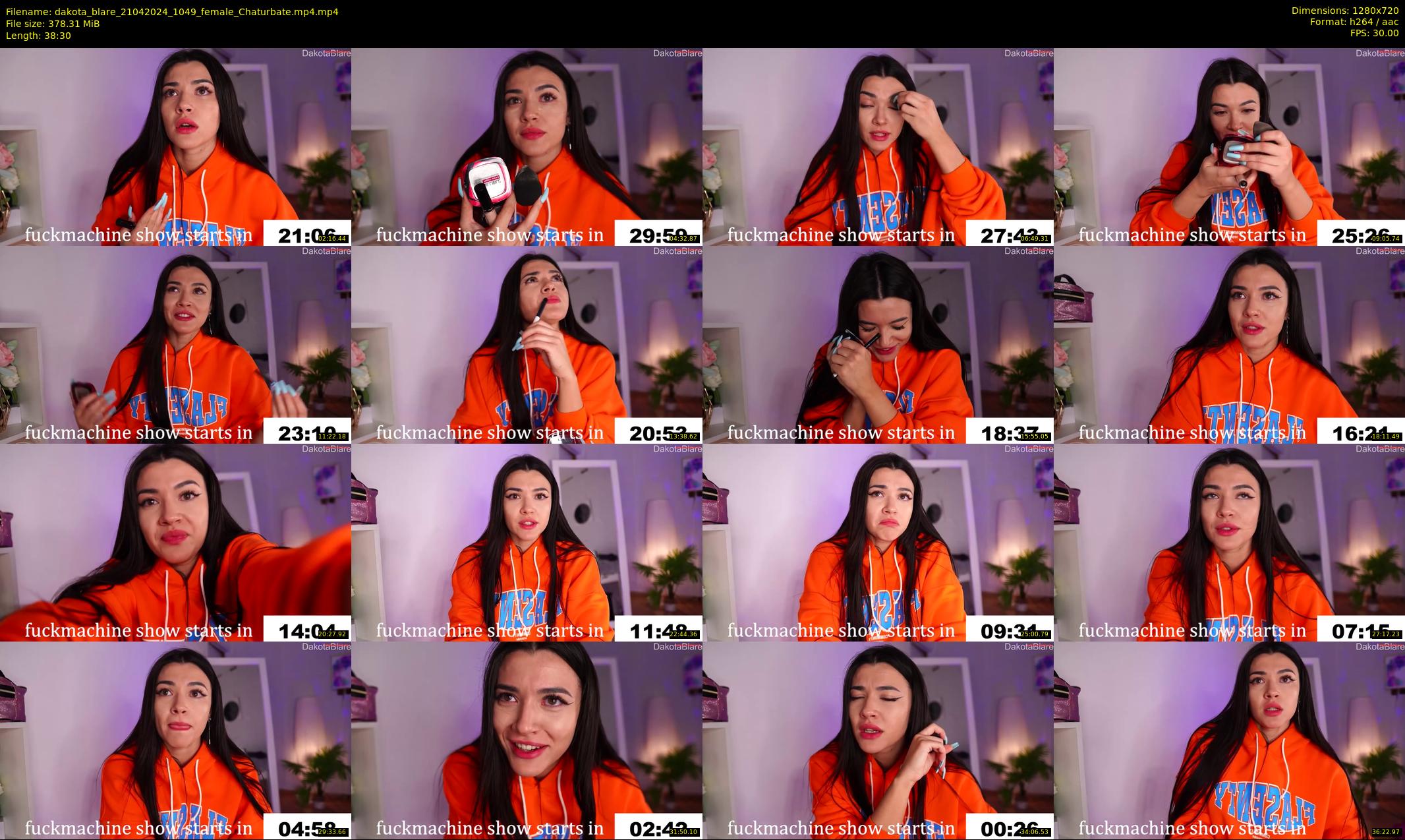 dakota_blare — 39 minute Chaturbate female cam show recording, 720p, Apr 21, 2024