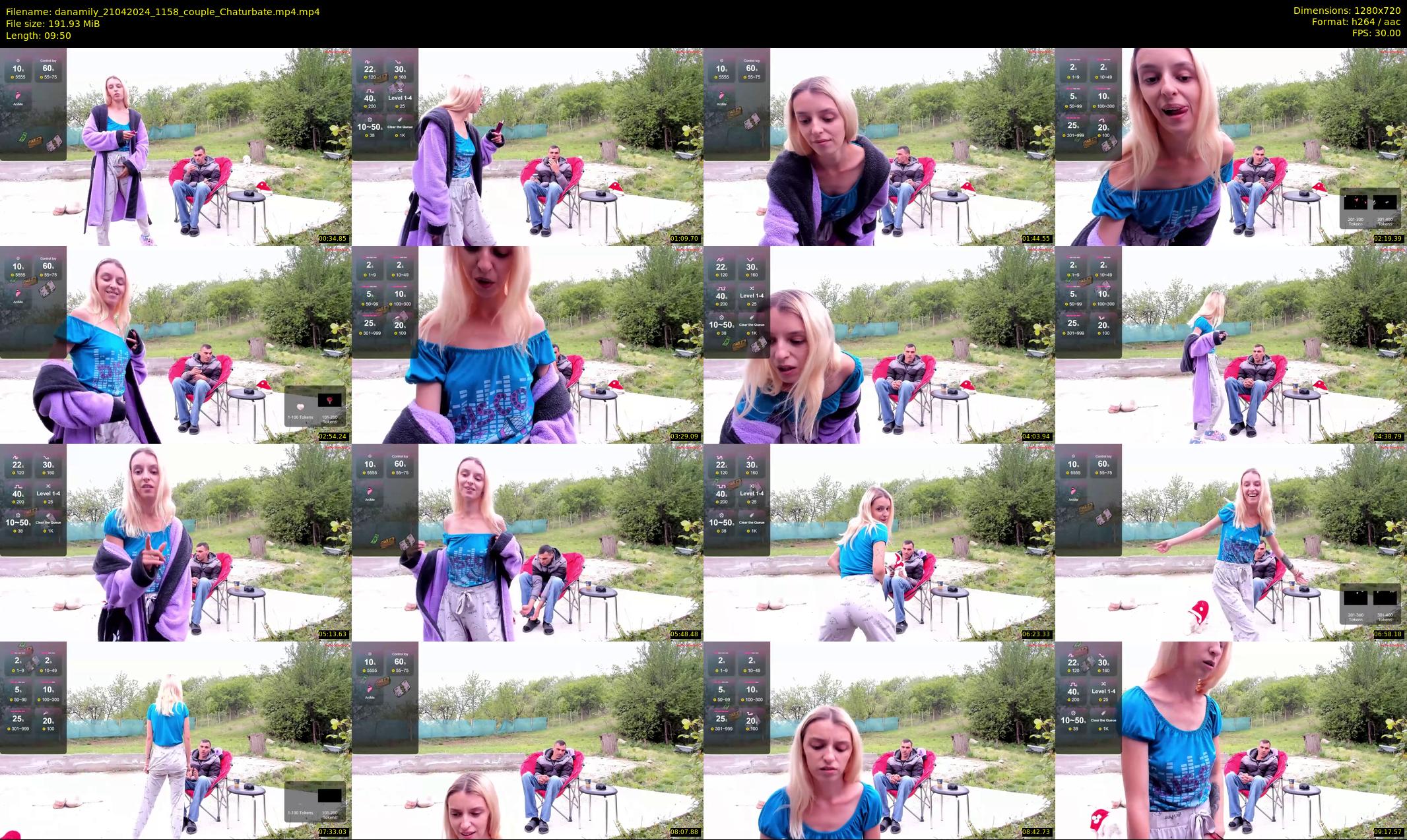danamily — 10 minute Chaturbate female cam show recording, 720p, Apr 21, 2024