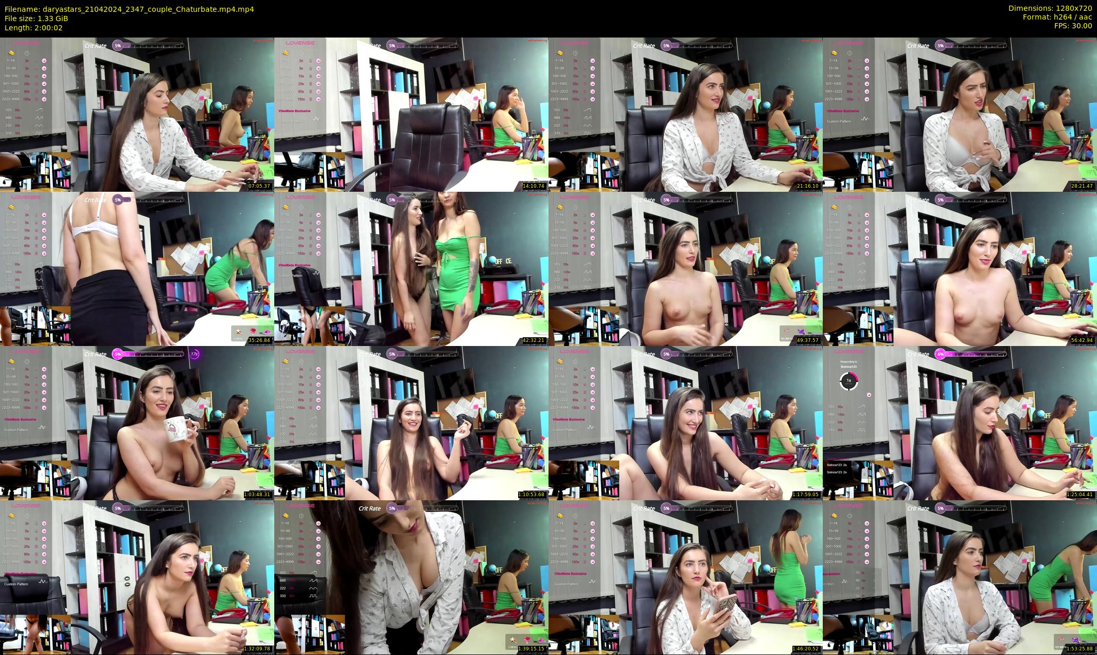 daryastars — 121 minute Chaturbate couple cam show recording, 720p, Apr 21, 2024