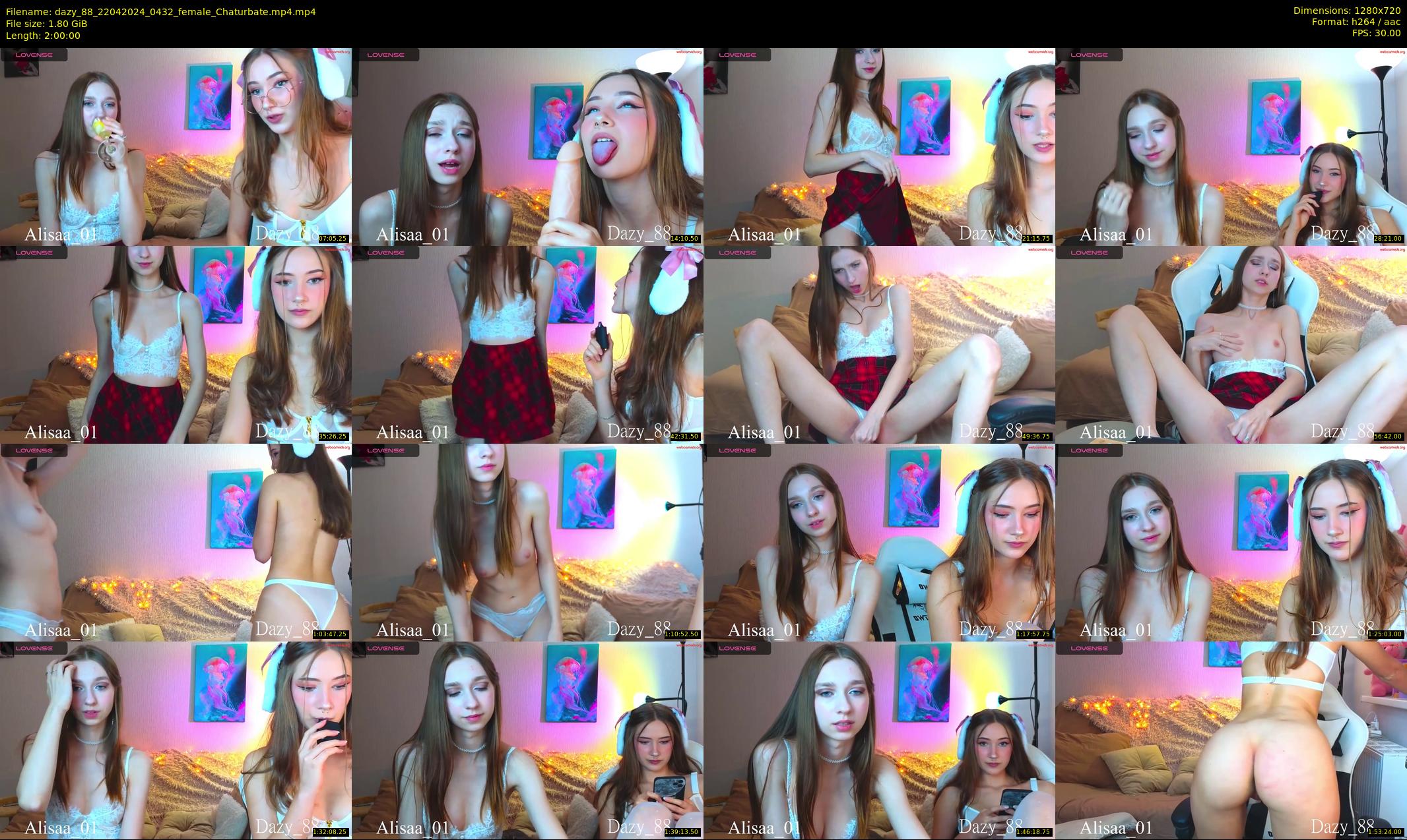 dazy_88 — 120 minute Chaturbate female cam show recording, 720p, Apr 22, 2024