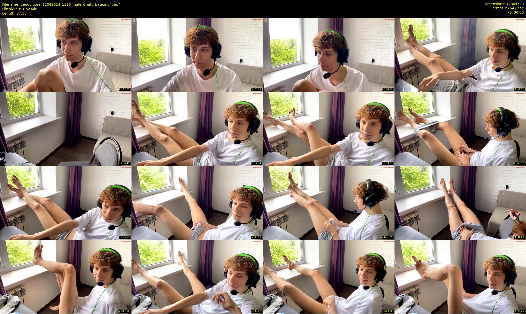 denobluora — 38 minute Chaturbate male cam show recording, 720p, Apr 21, 2024