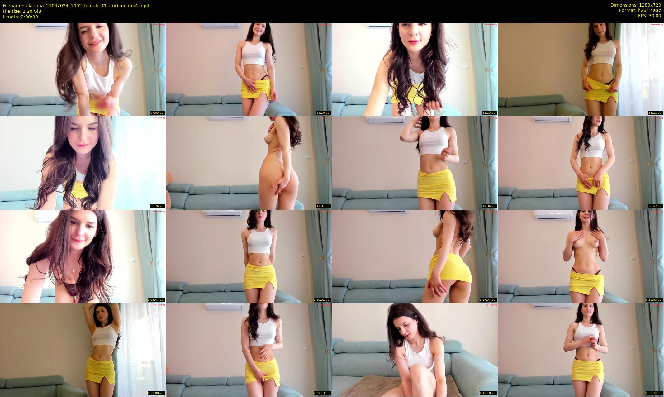 elaanna — 120 minute Chaturbate female cam show recording, 720p, Apr 21, 2024