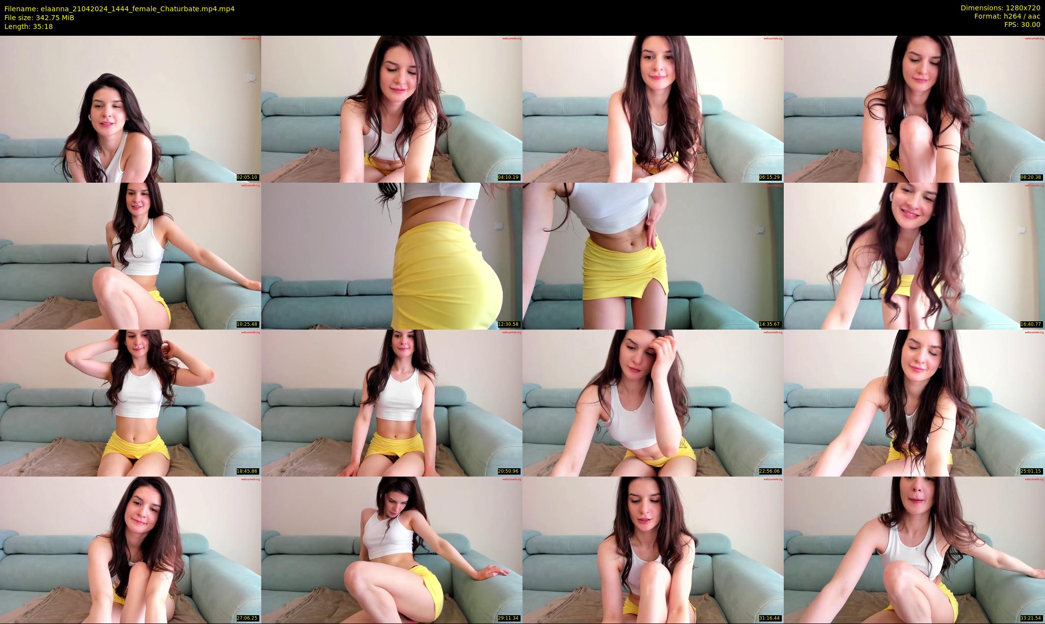 elaanna — 36 minute Chaturbate female cam show recording, 720p, Apr 21, 2024
